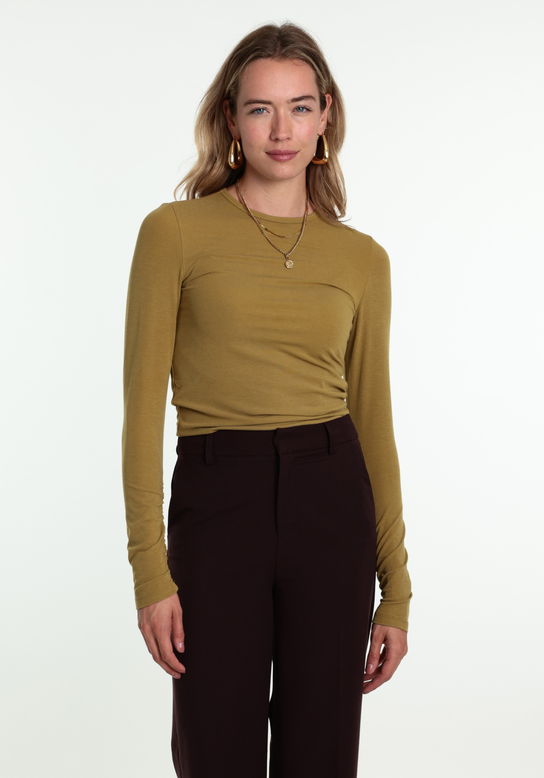 Harper & Yve Top Jason AW6P620 Olijf Groen