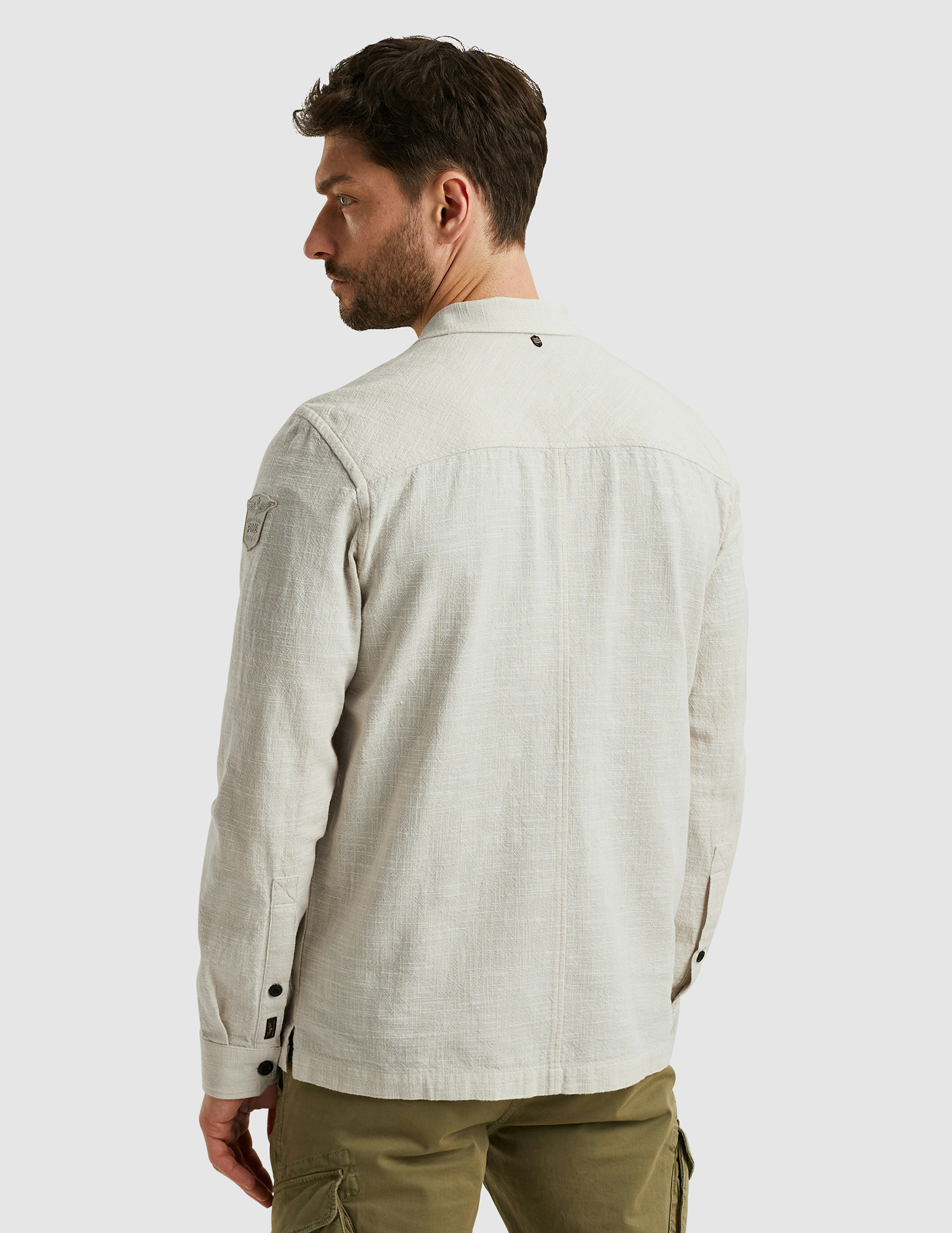 PME Legend Overshirt PSI2502228 Ecru