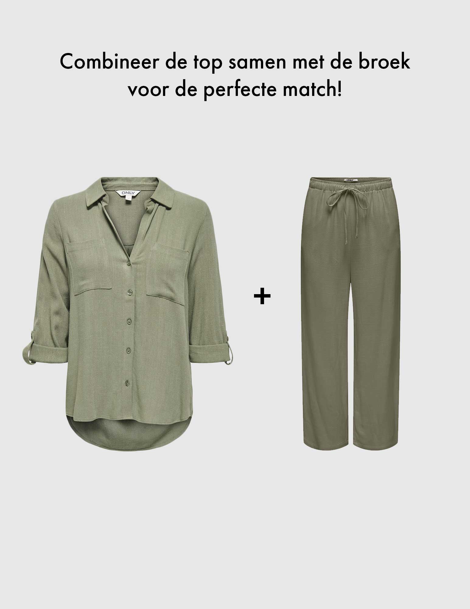 ONLY Broek Siesta 15322263 Groen
