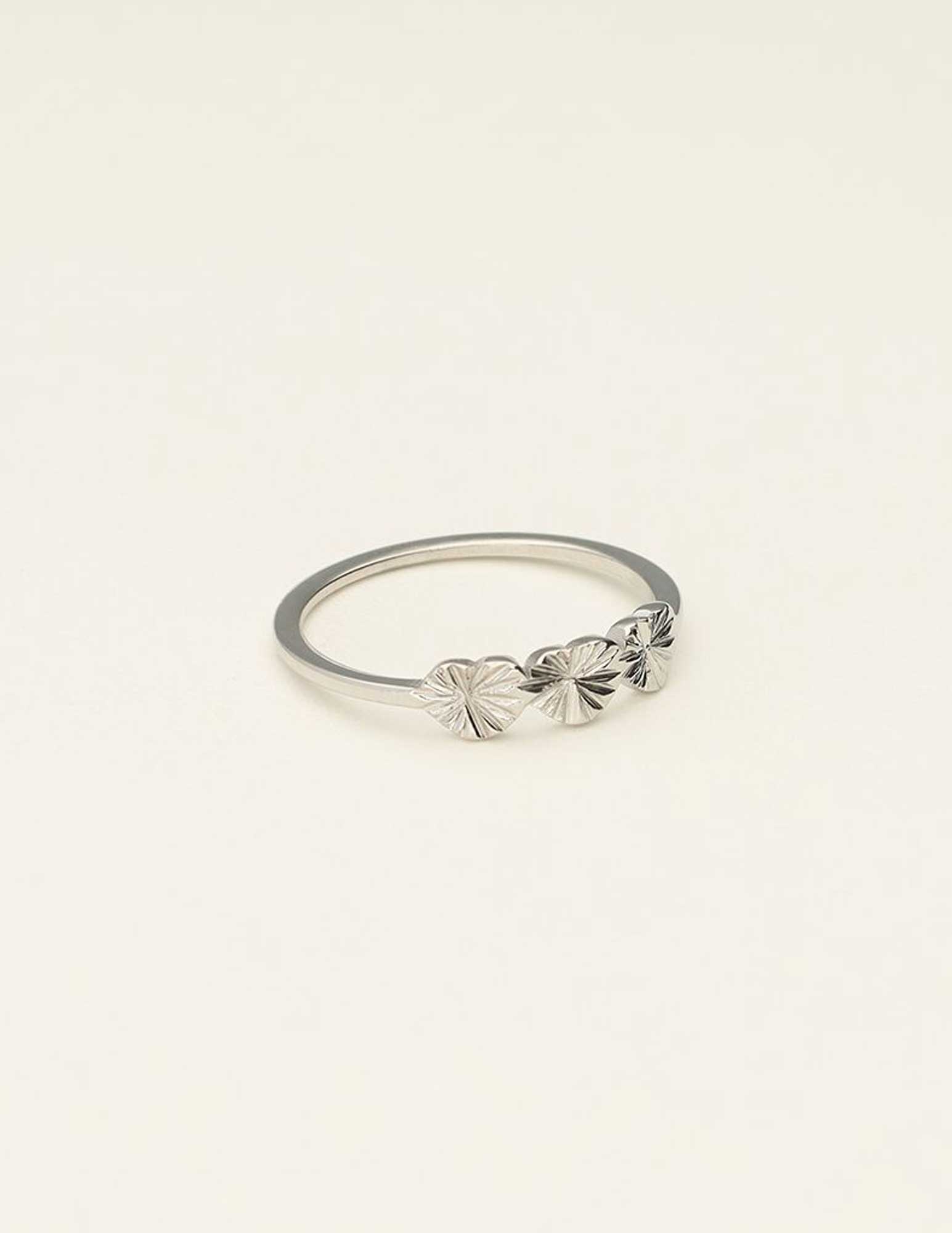 My Jewellery Ring met hartjes MJ08985 Zilver