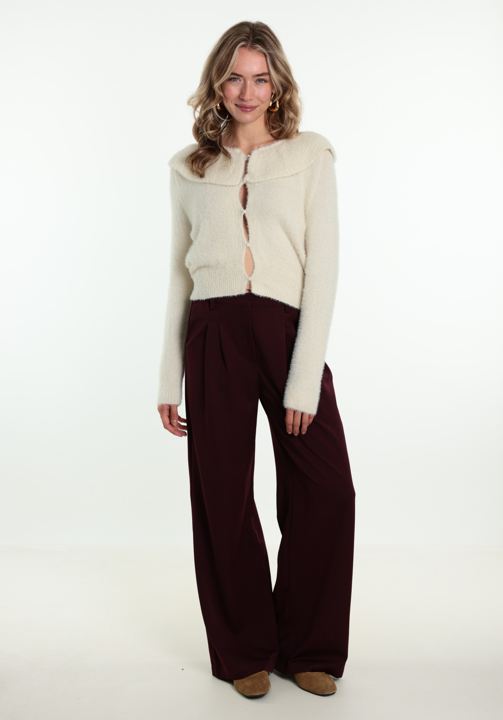 VERO MODA Vest Puff 10347195 Beige