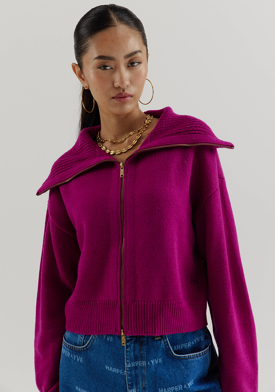 Harper & Yve Vest Isa AW25W801 Paars