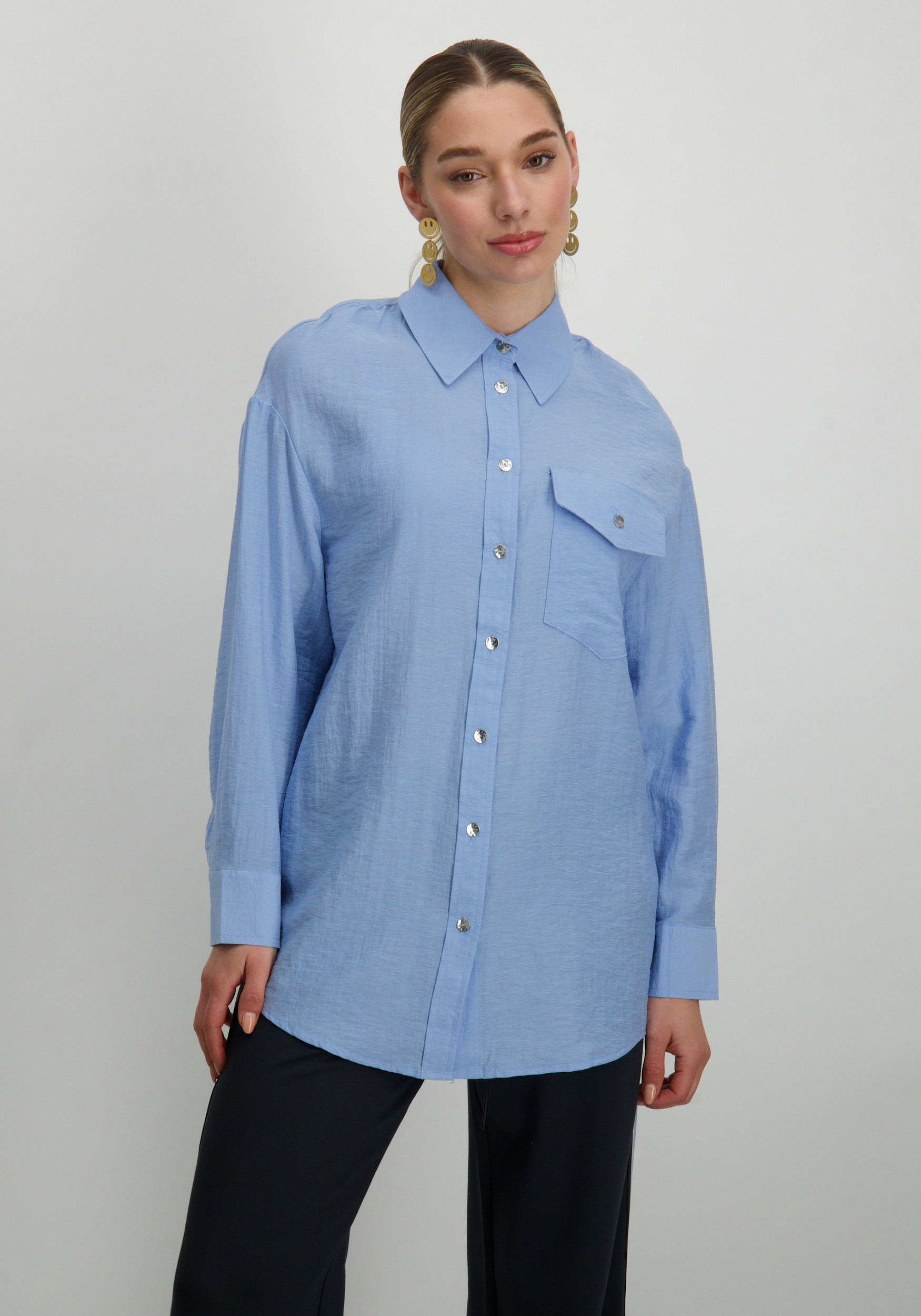 Only Blouse Tania 15340270 Licht blauw