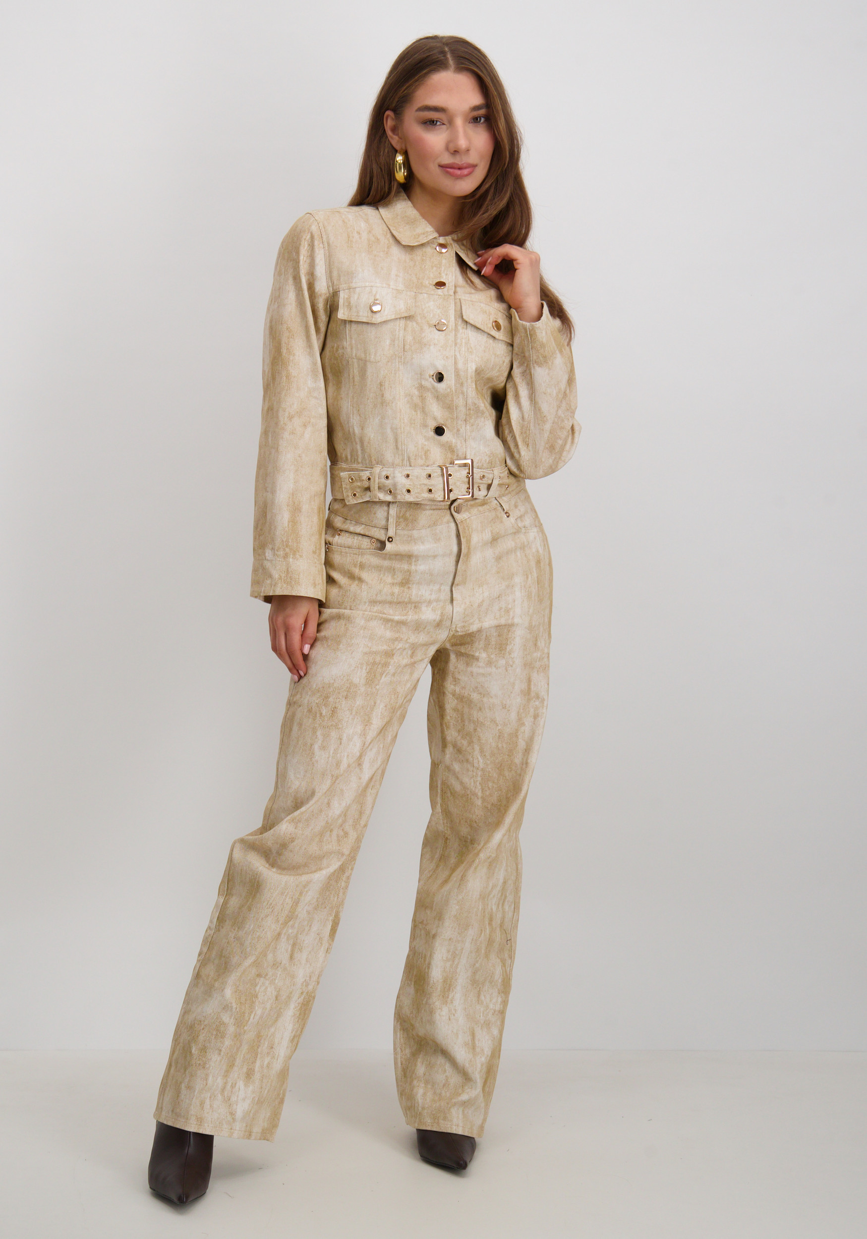 Amaya Amsterdam Broek Junoa Beige