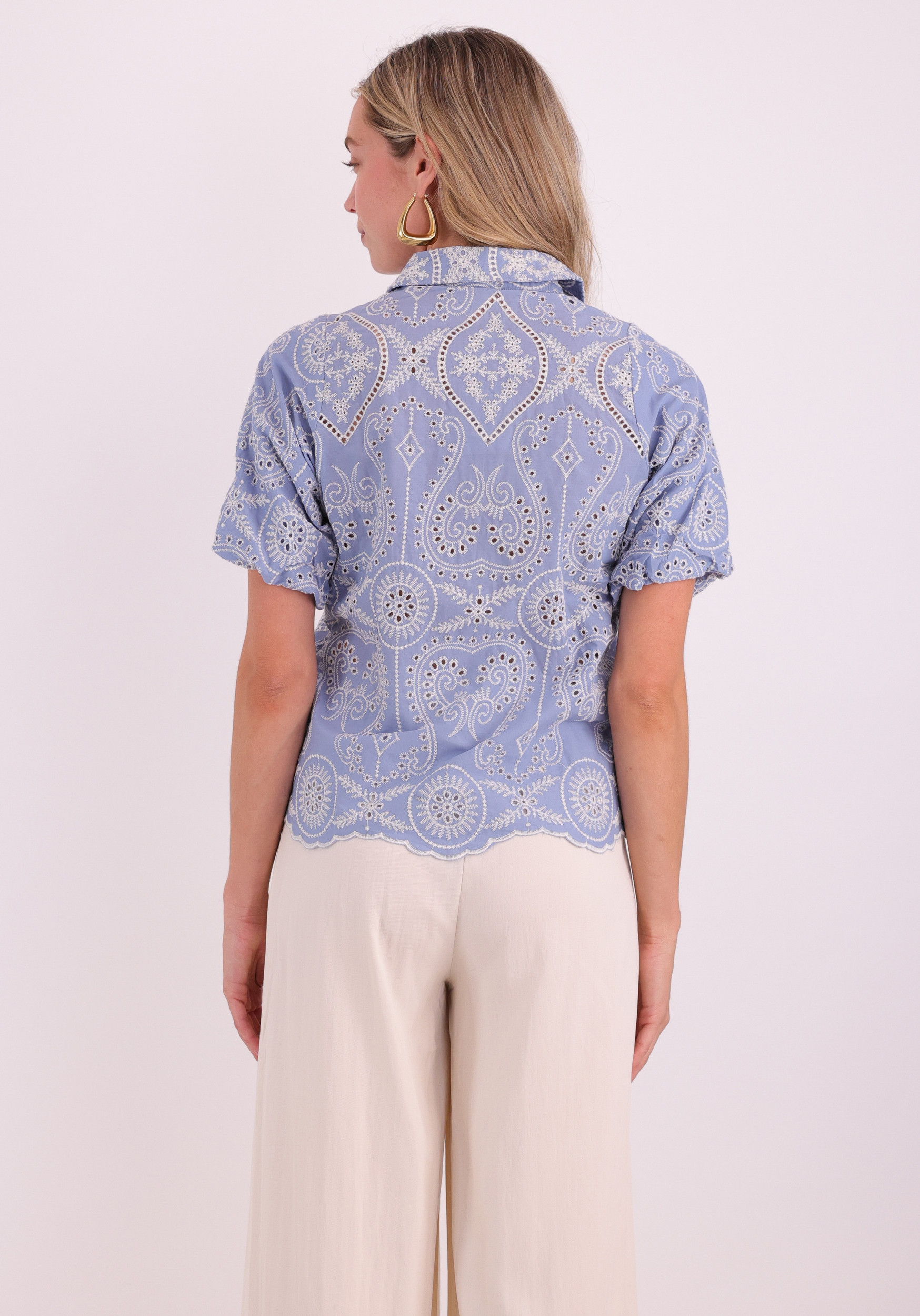 Lofty Manner Blouse Marianne RD15 Blauw