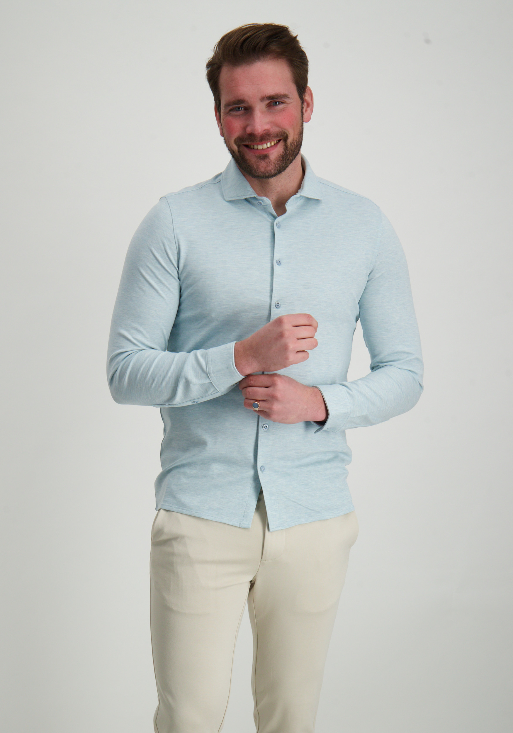 No Excess Overhemd 27410180 Licht blauw