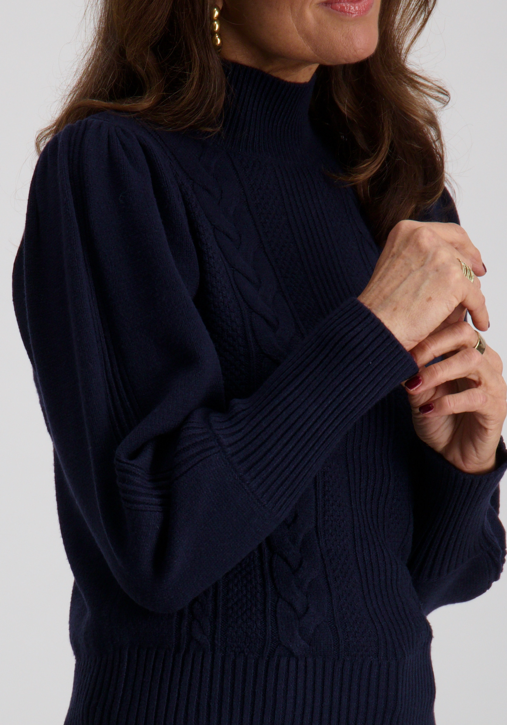 Tramontana Trui cables Y13-18-601 Donker blauw