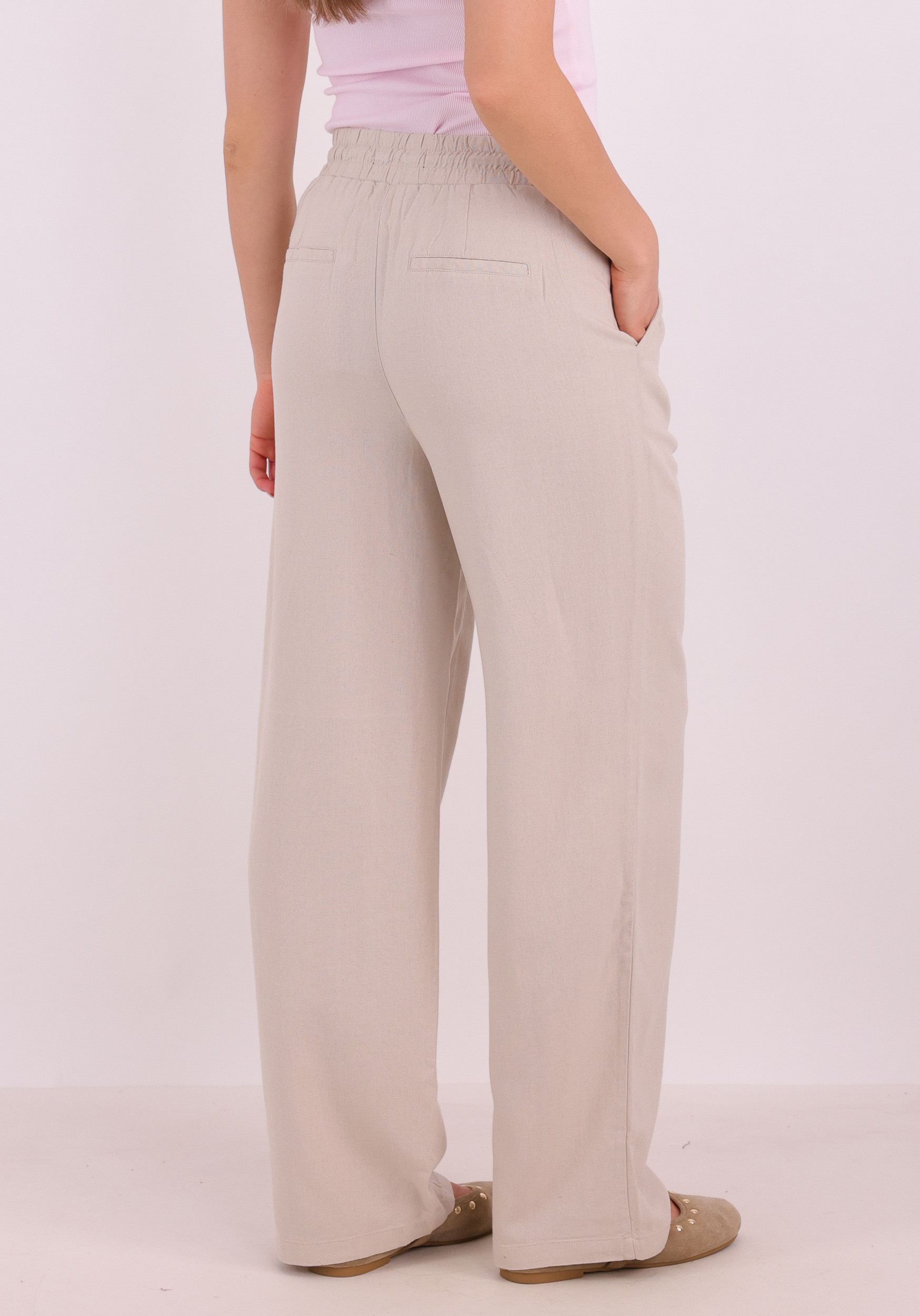 VERO MODA Broek Jesmilo 10287363 Zand