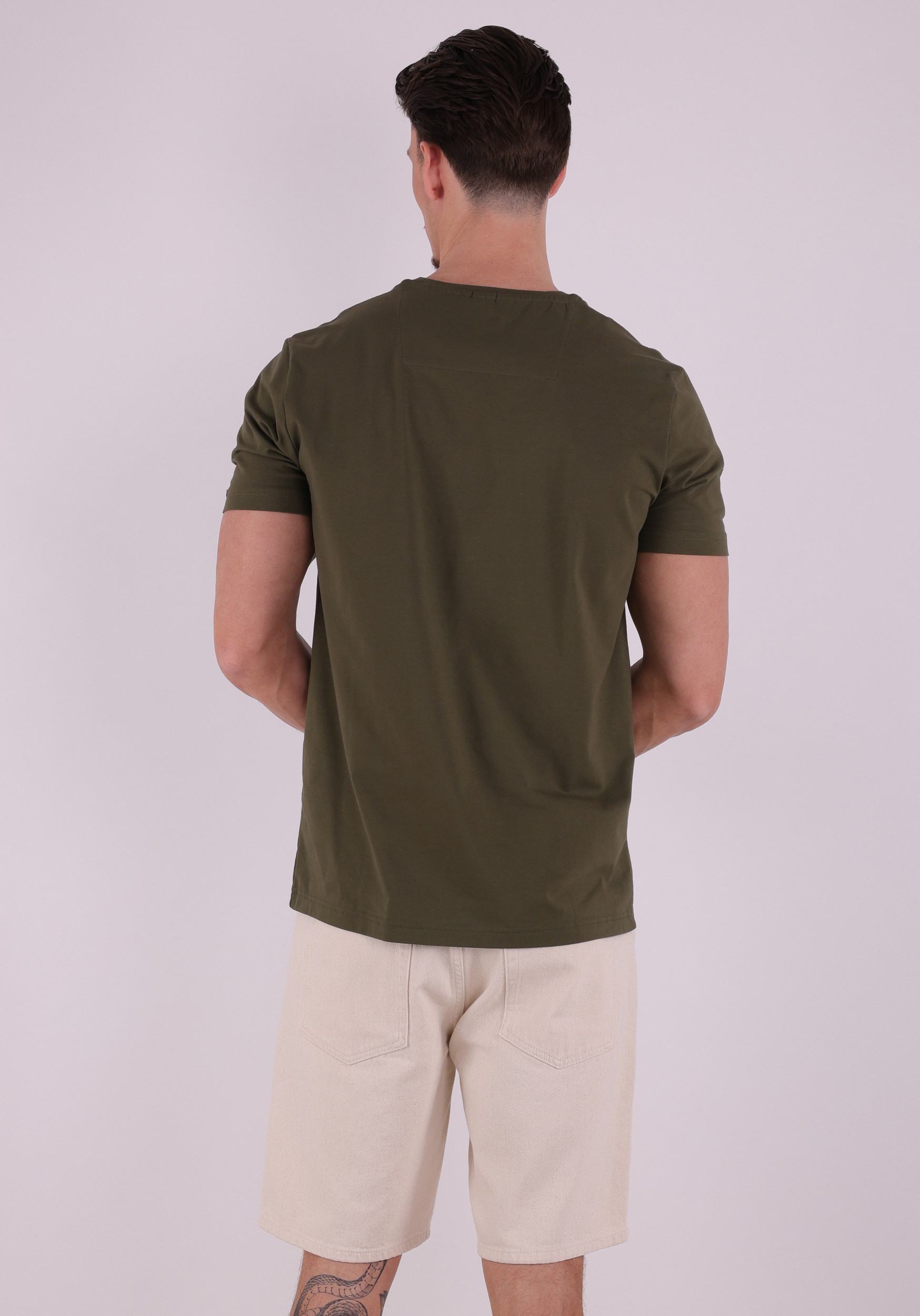 PME Legend T-shirt American classic PTSS2602599 Midden groen