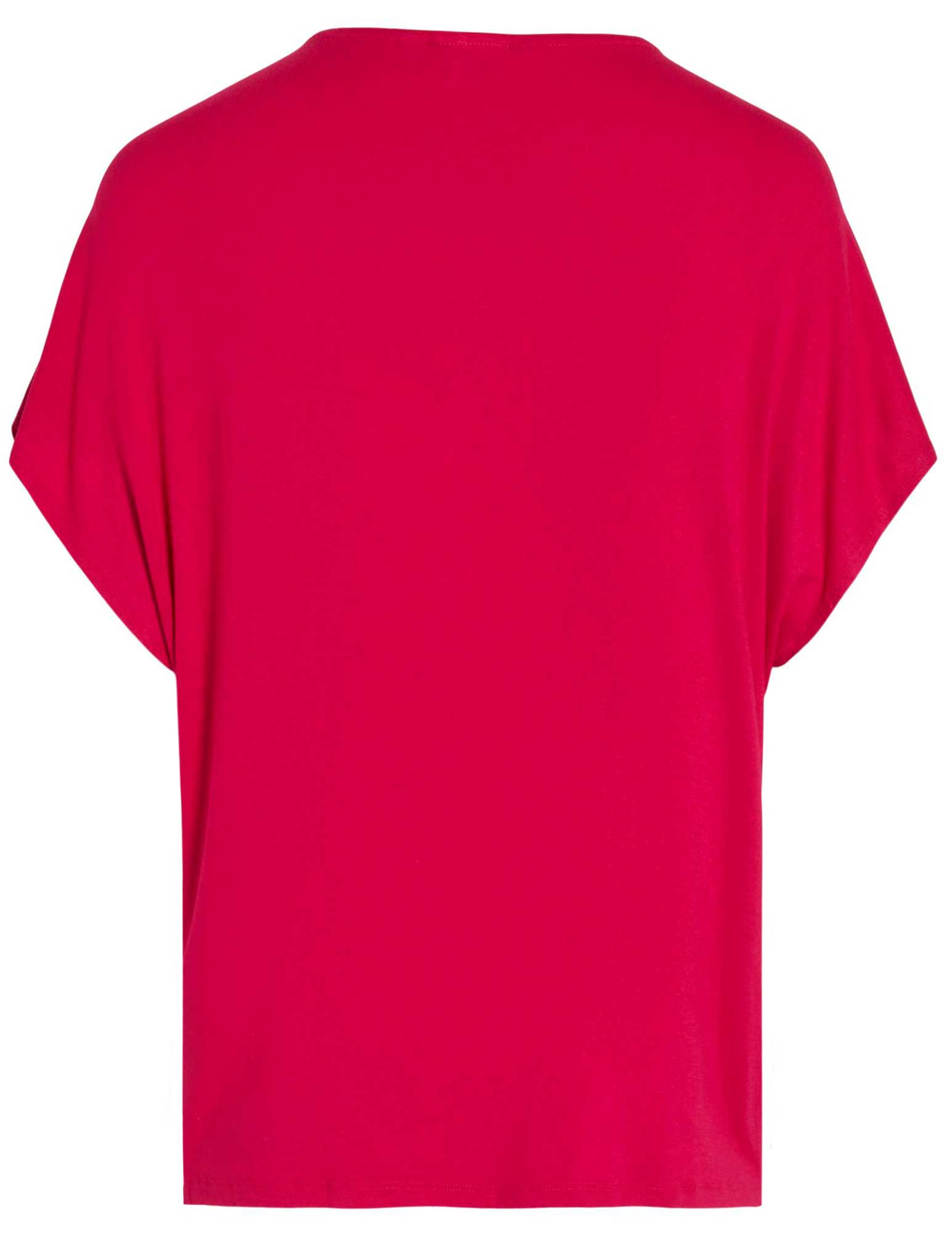 Vila T-shirt Ellette 14089239 Donker rose