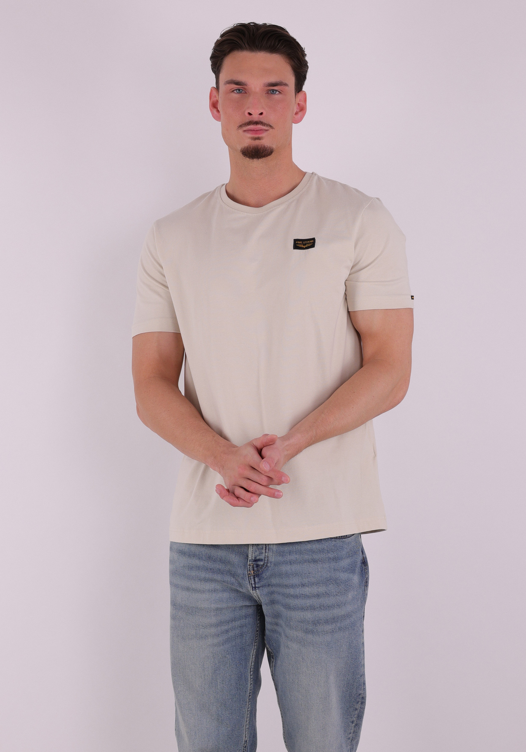 PME Legend T-shirt American classic PTSS2602599 Ecru