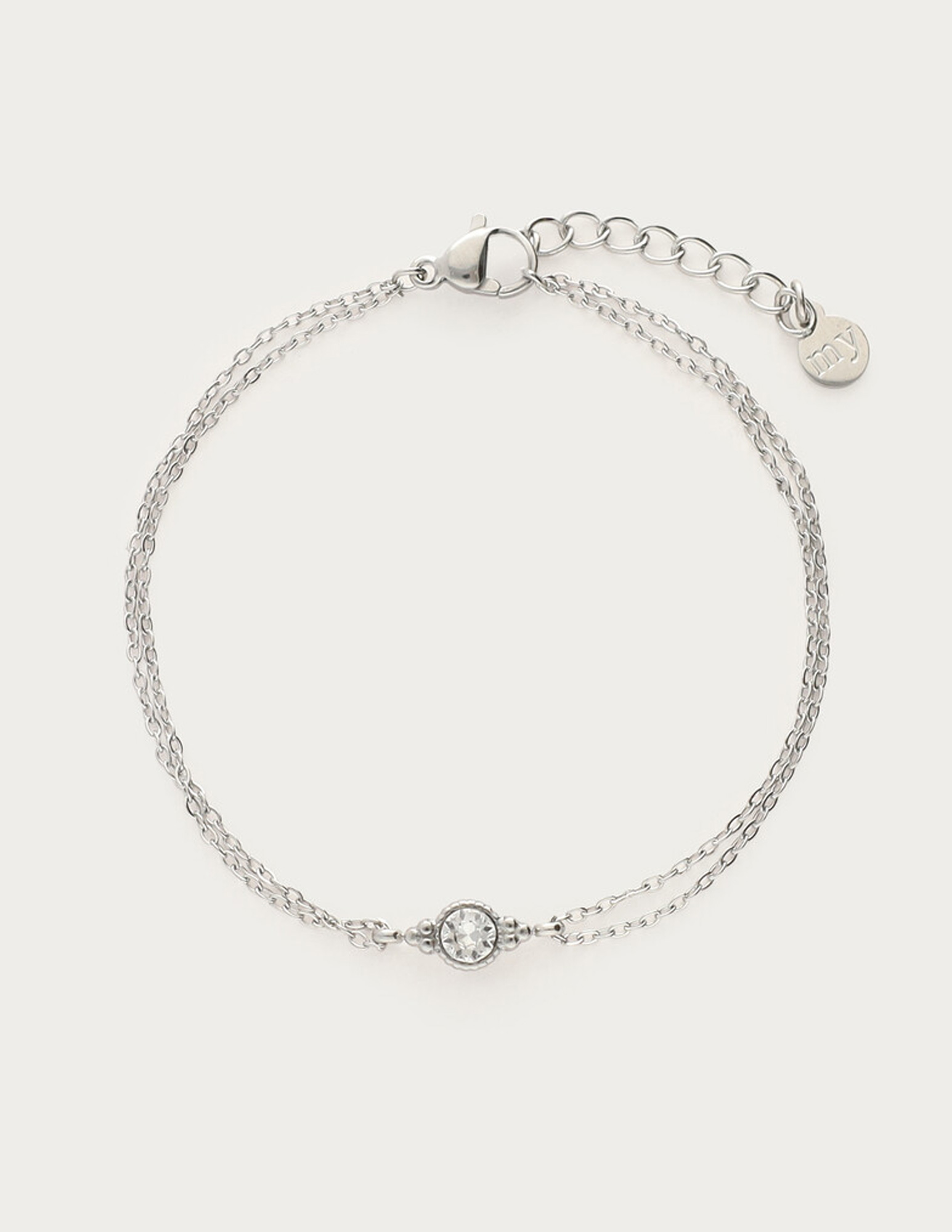 My Jewellery Special armband "You are loved" MJ13798 Zilver