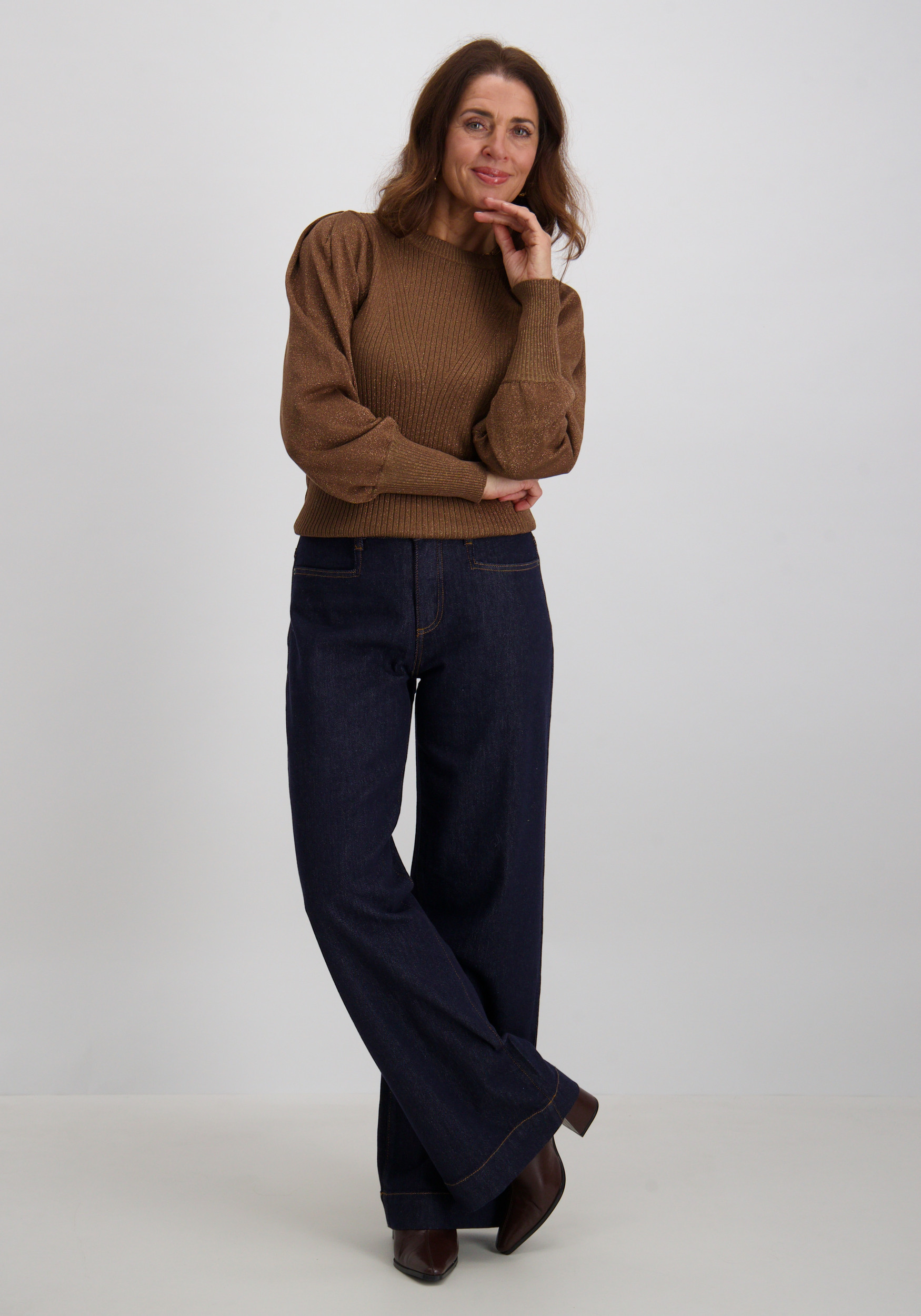 Geisha Trui 54530-14 Bruin