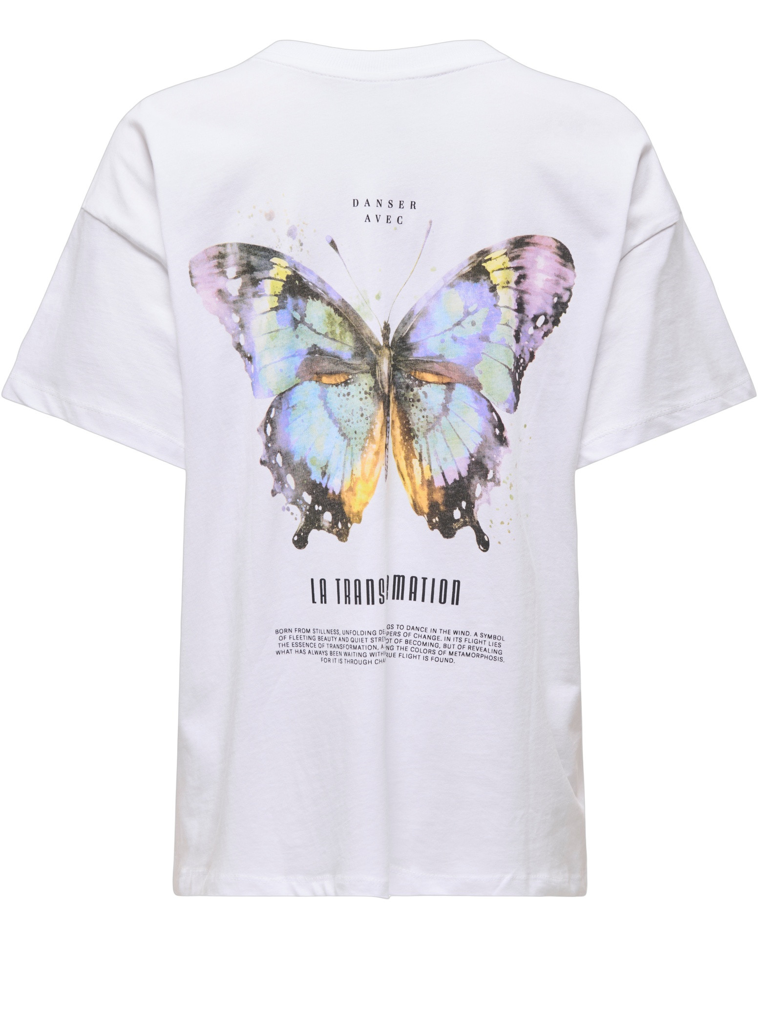 Only T-shirt Vivvvi 15346761 Wolwit-ecru