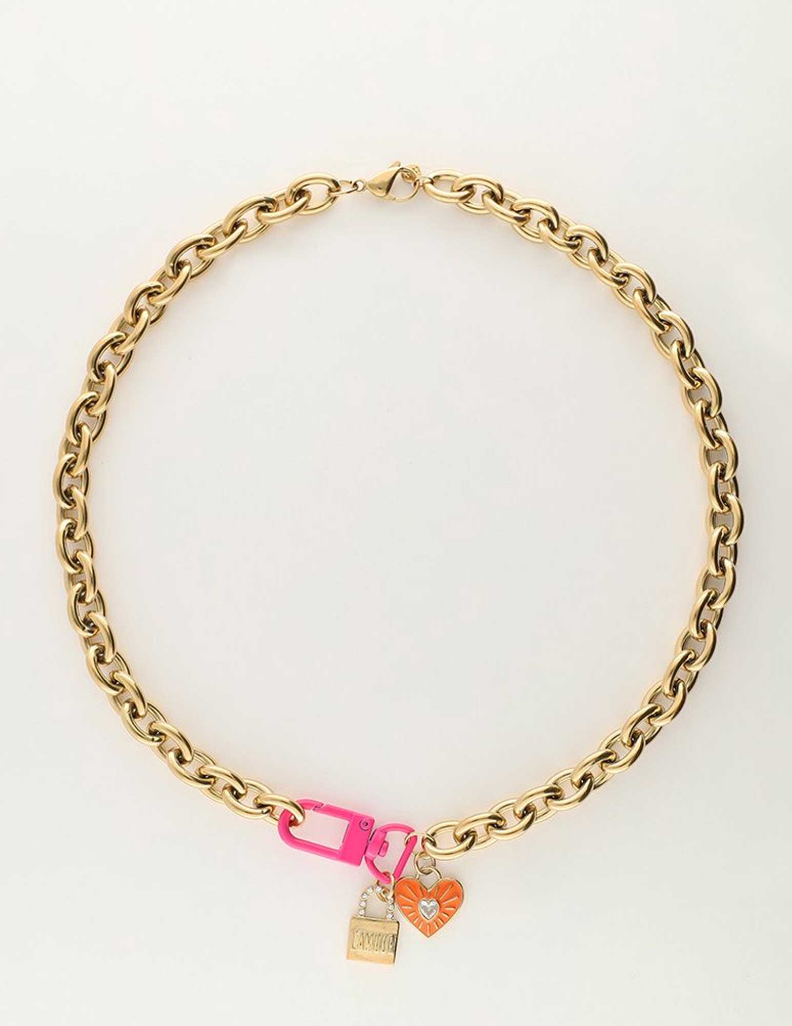 My Jewellery Candy statement ketting met bedels MJ08350 Goud