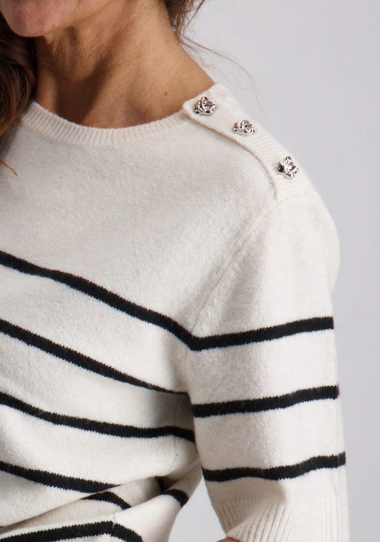 Tramontana Trui Y02-17-601 Zwart/Wit