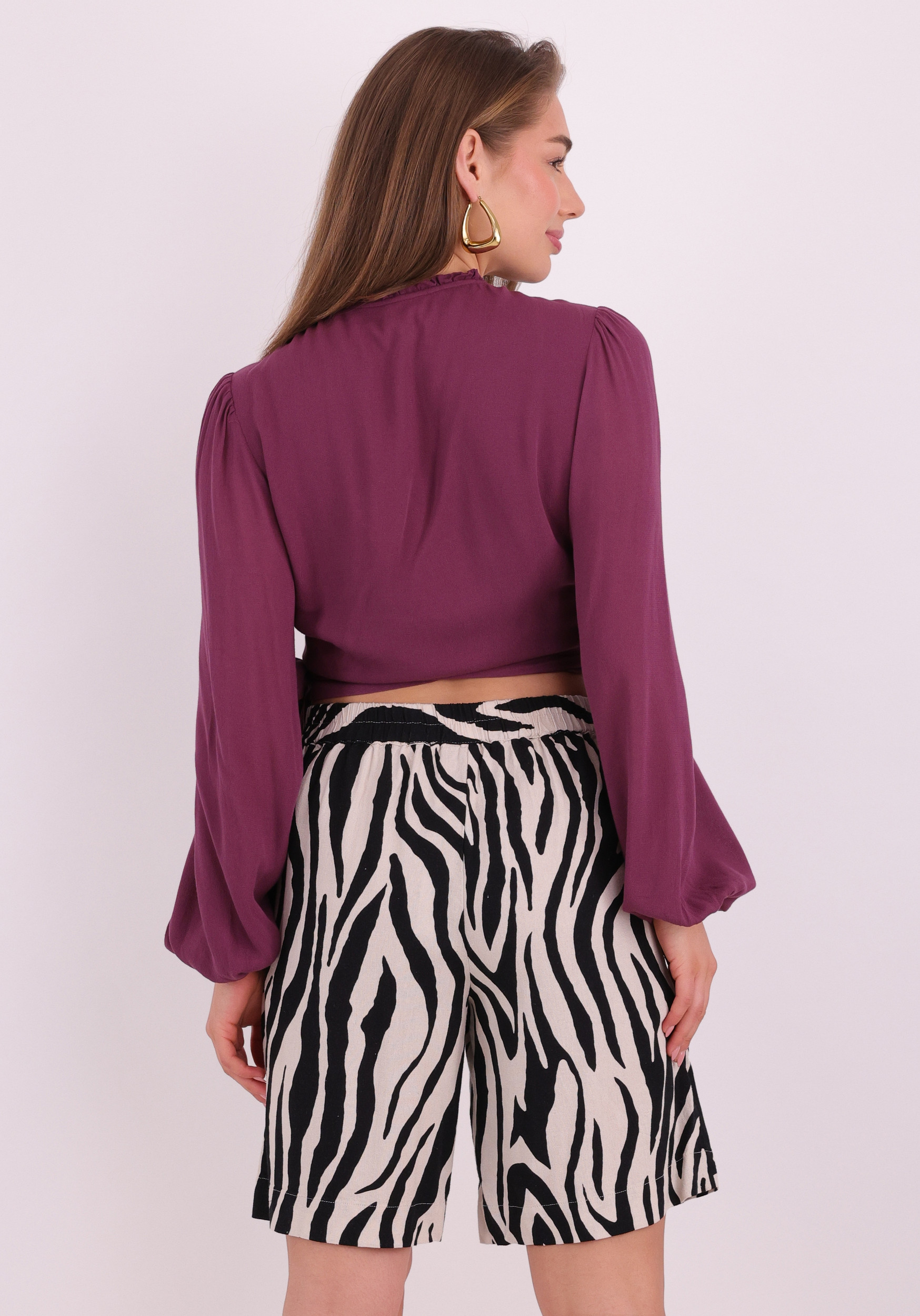Harper & Yve Blouse Flora HS6P610 Paars