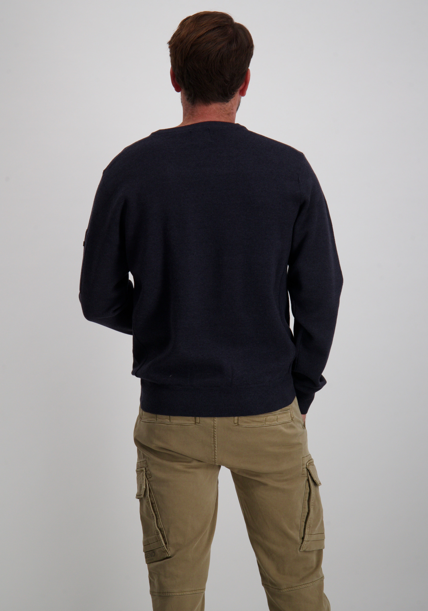 Petrol Trui M-3050-KWR249 Blauw