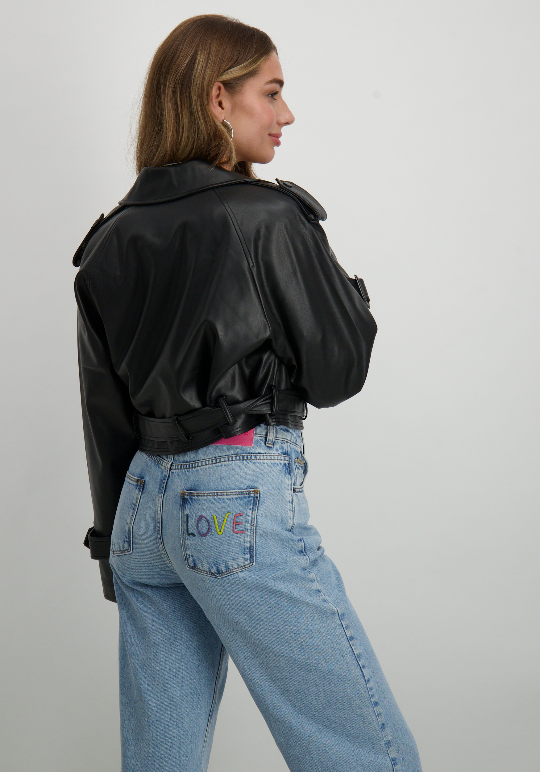 Vero moda Bikerjack Abba 10326740 Zwart