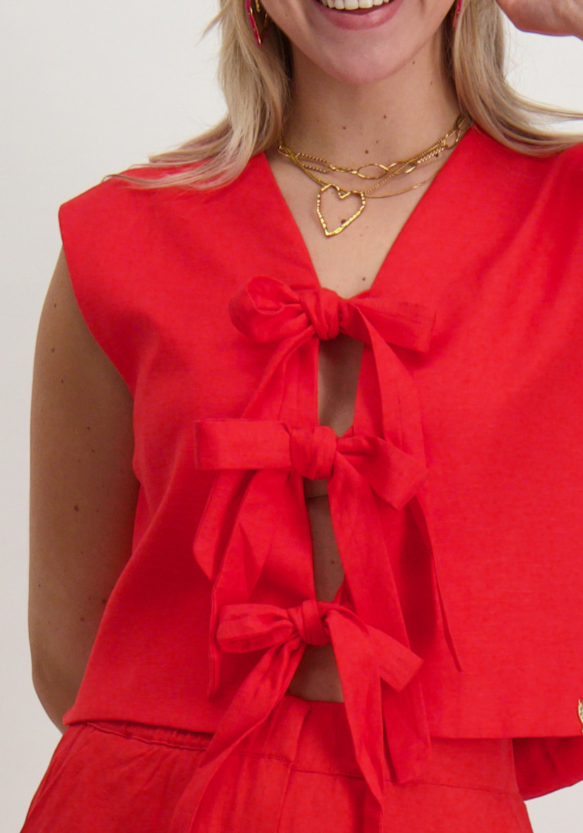 Harper & Yve Gilet Shelby HS25P202 Rood