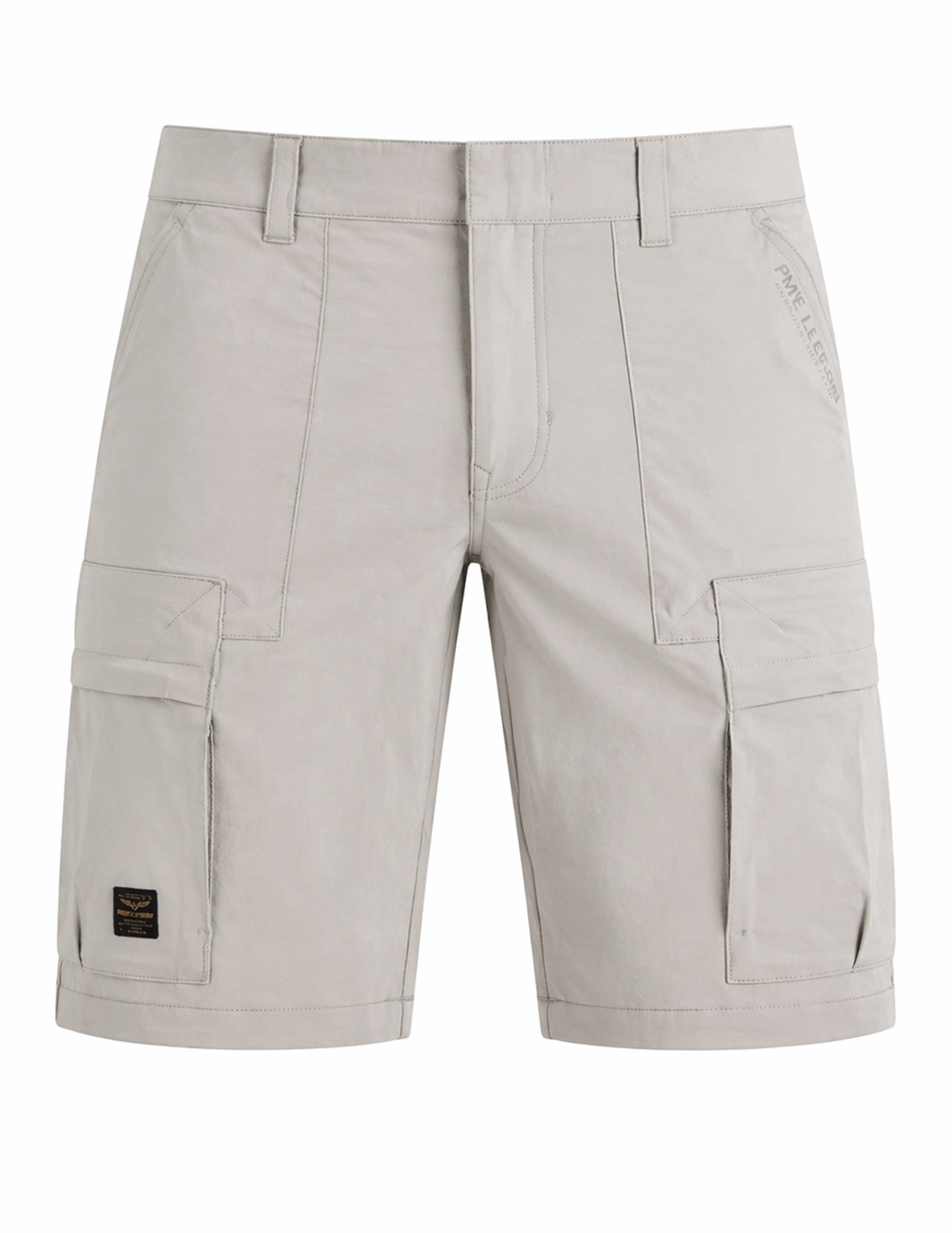 PME Legend Airlyn cargo short  PSH2604691 Licht grijs