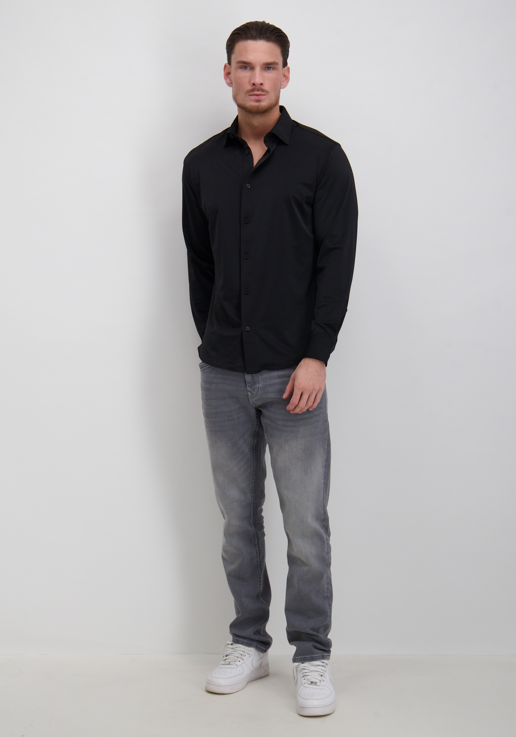 Jack & jones Overhemd Blaactive 12282199 Zwart