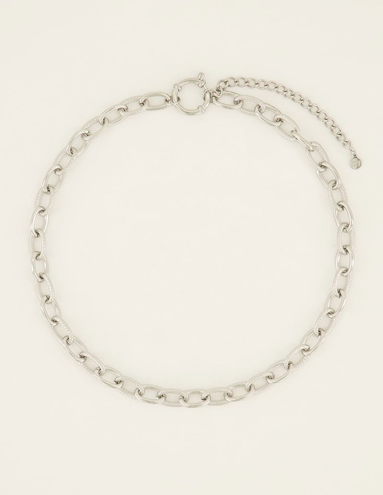 My Jewellery Ketting met schakels MJ07791 Zilver