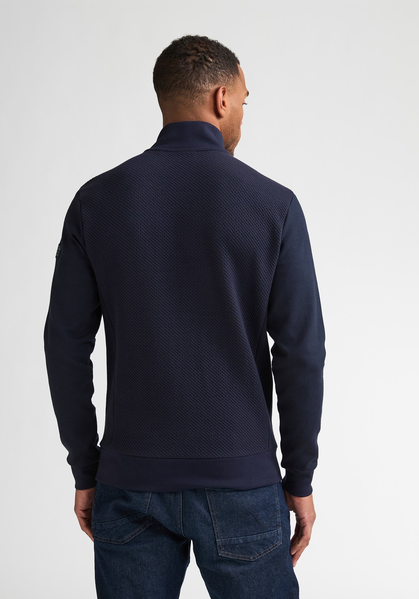 Petrol Sweater M-3060-SWC368 Donker blauw