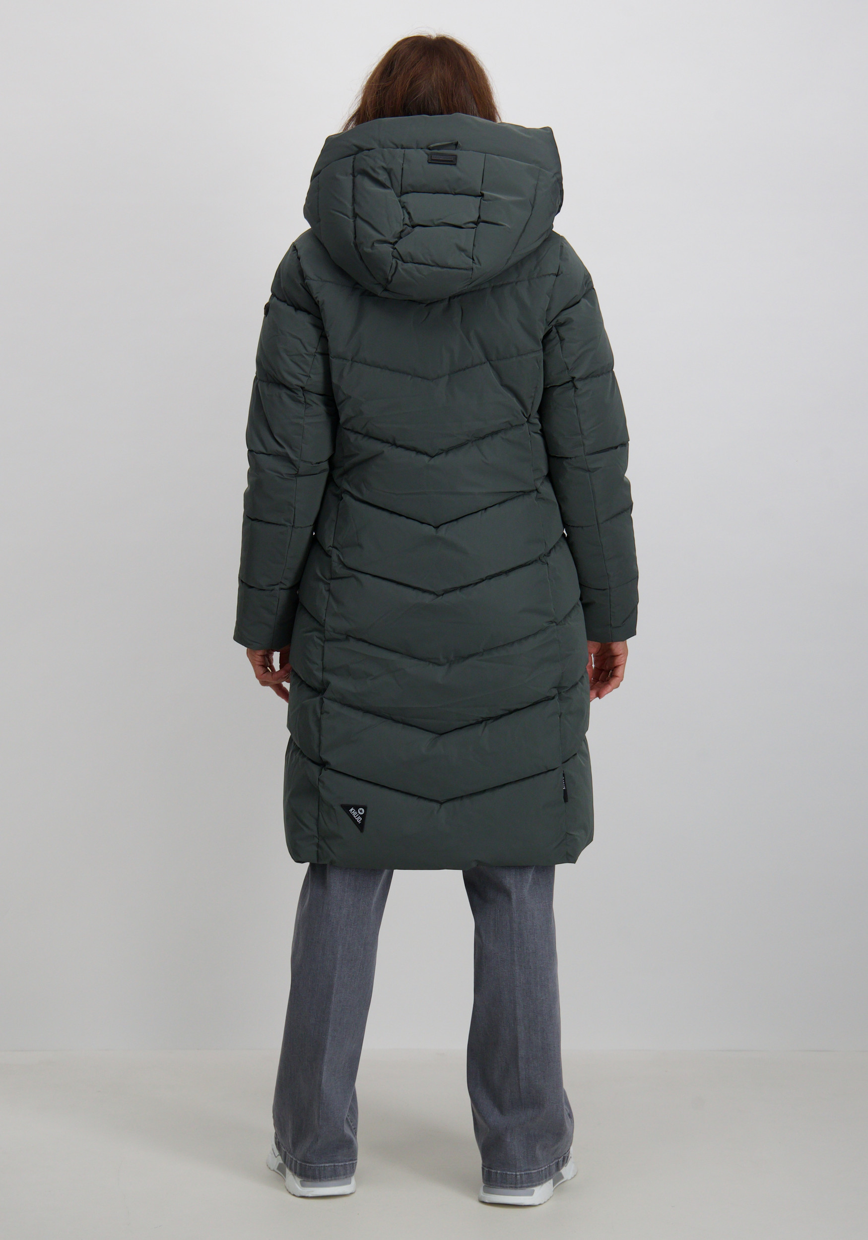 KHUJO Winterjas Mikia2 1257CO253 Donker groen