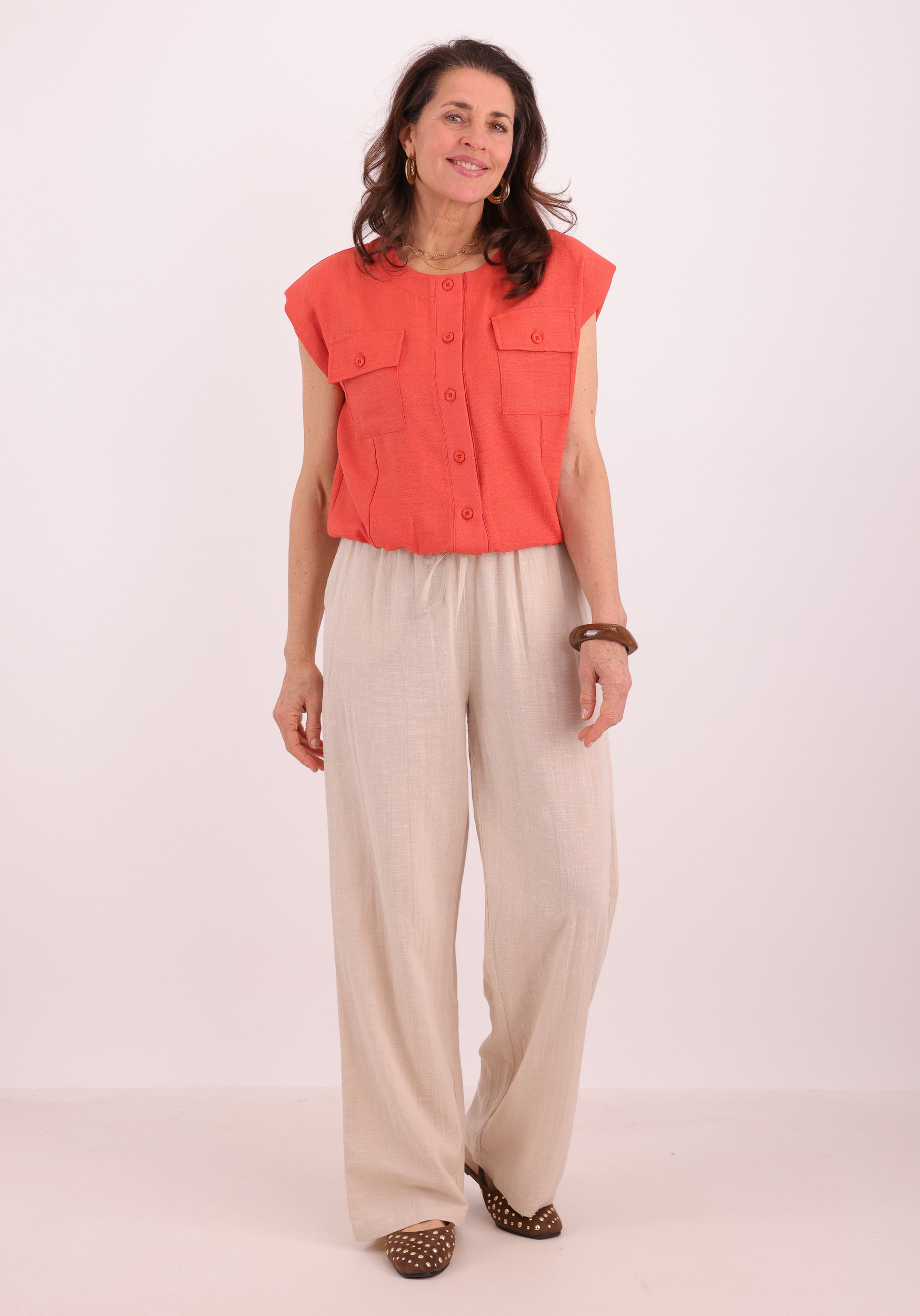 ONLY Broek Tizana 15319090 Zand