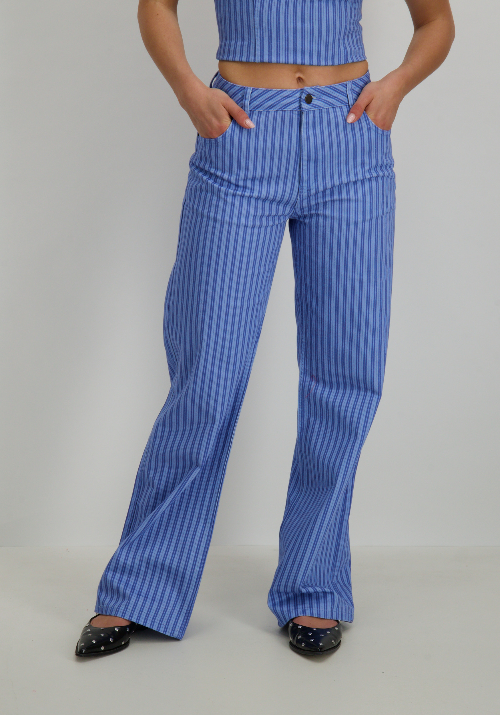 Harper & Yve Broek Yve HS25R100 Blauw
