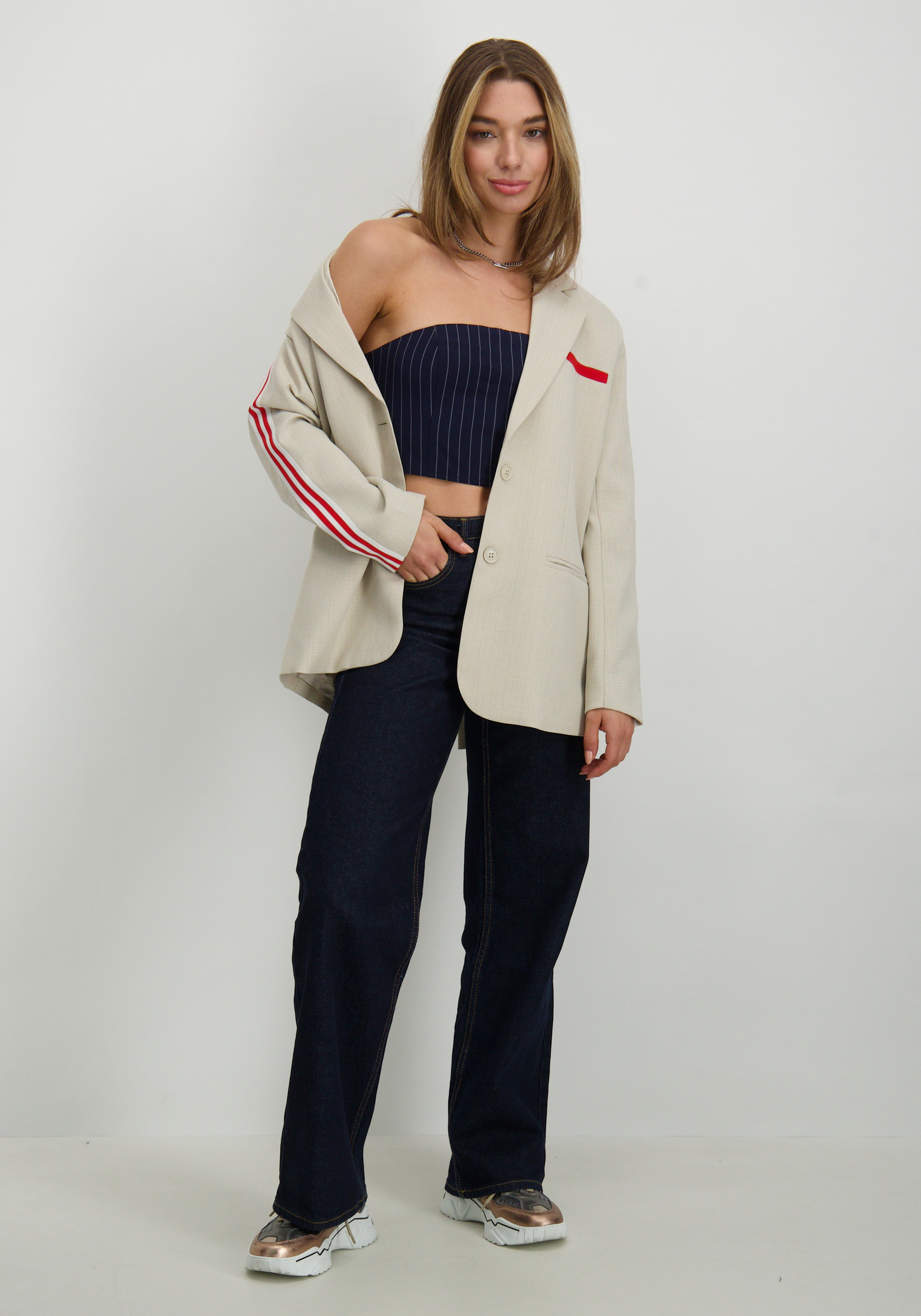 Refined Department Bandeau top Eline R2409850632 Donker blauw