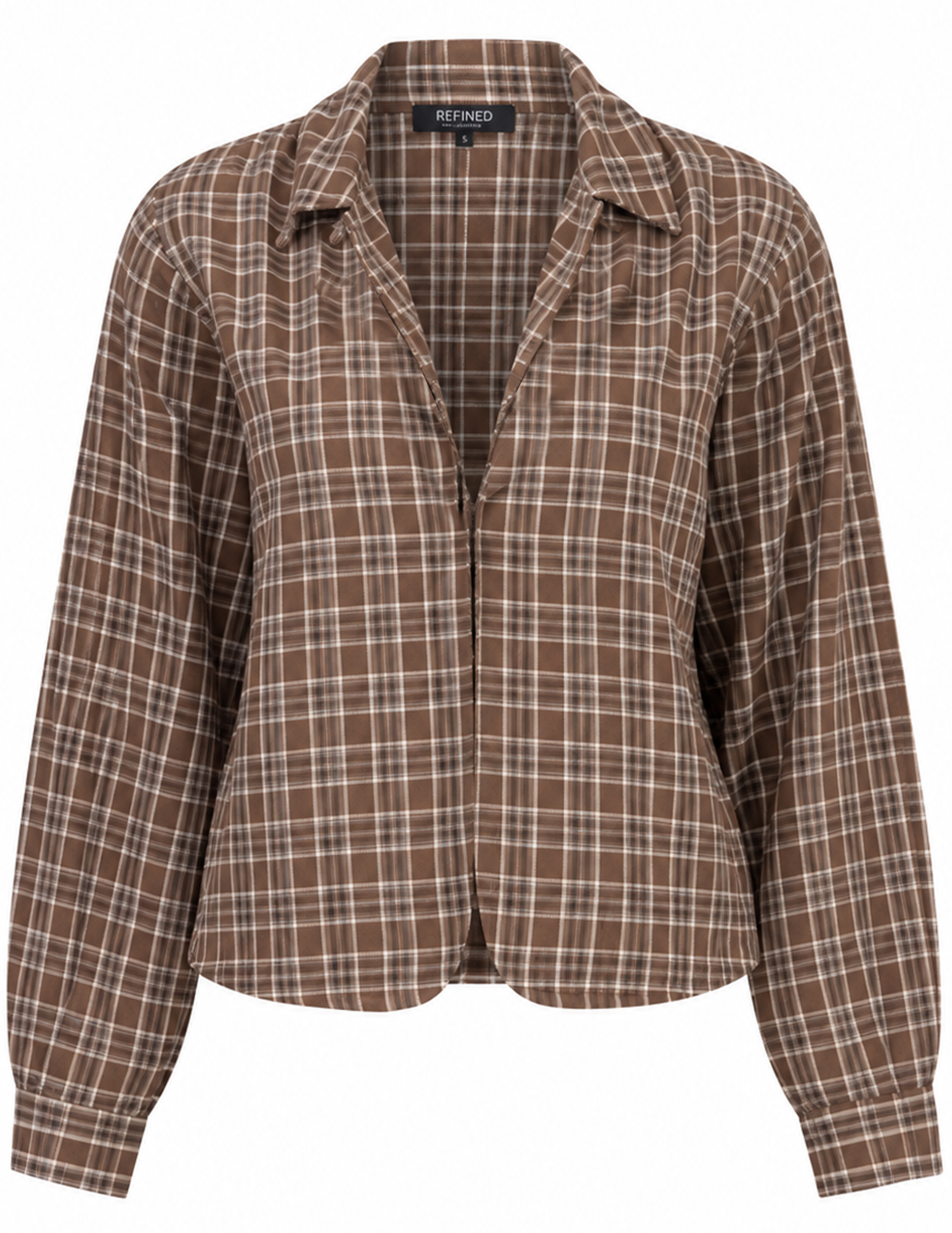 Refined Department Checked blouse syd R2609961107