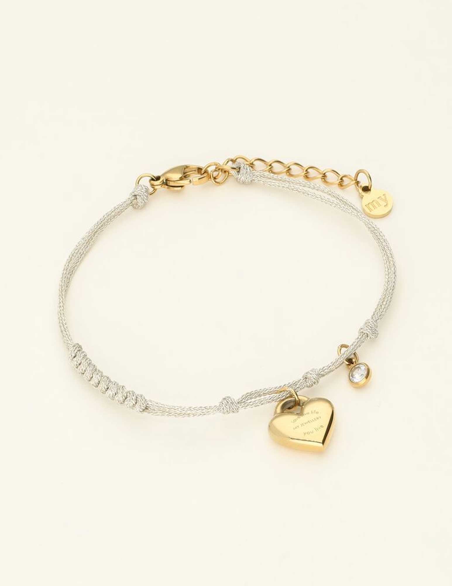 My Jewellery Armband met hart MJ09415 Goud
