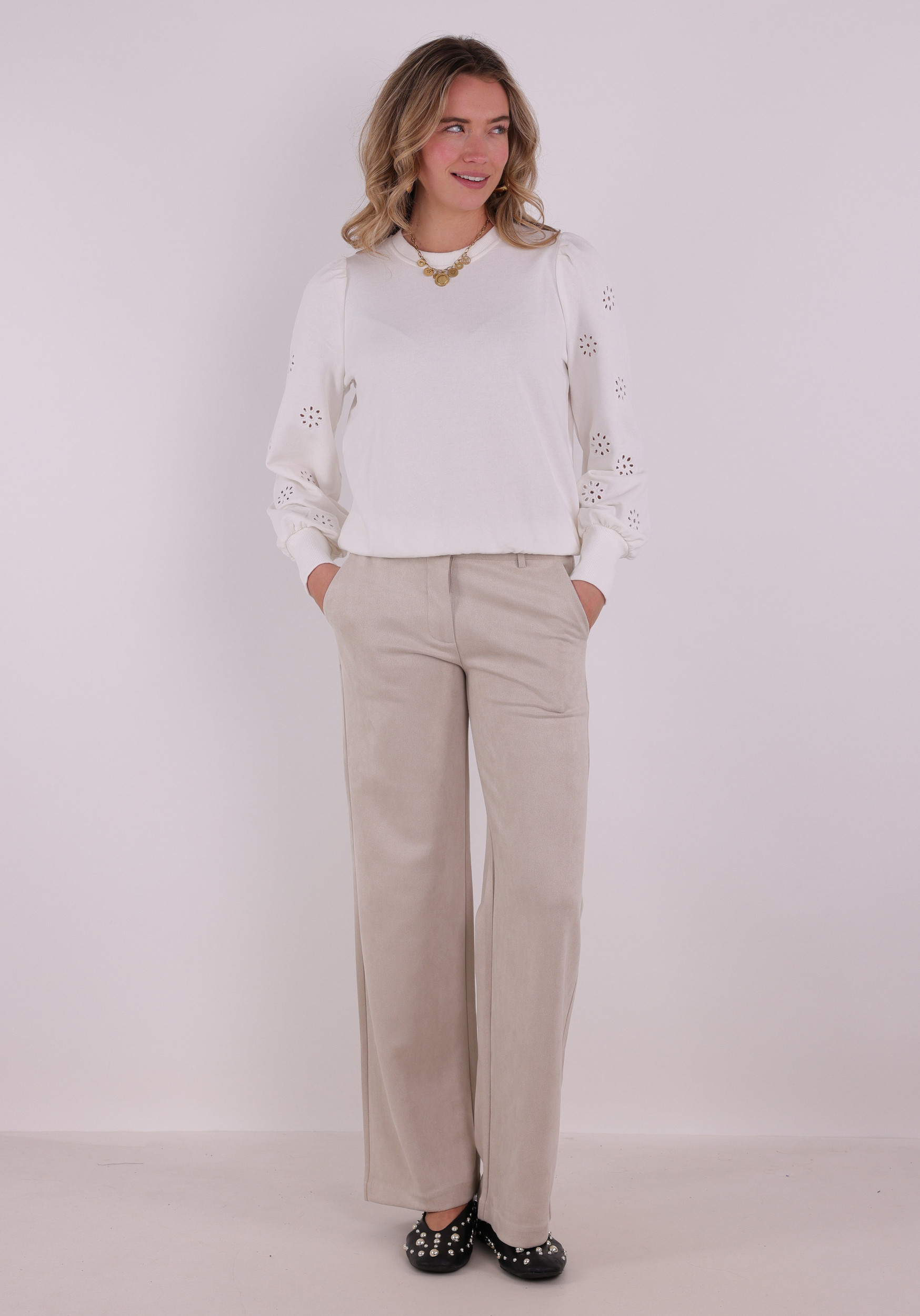 Only Sweater Femme 15315687 Wolwit-ecru