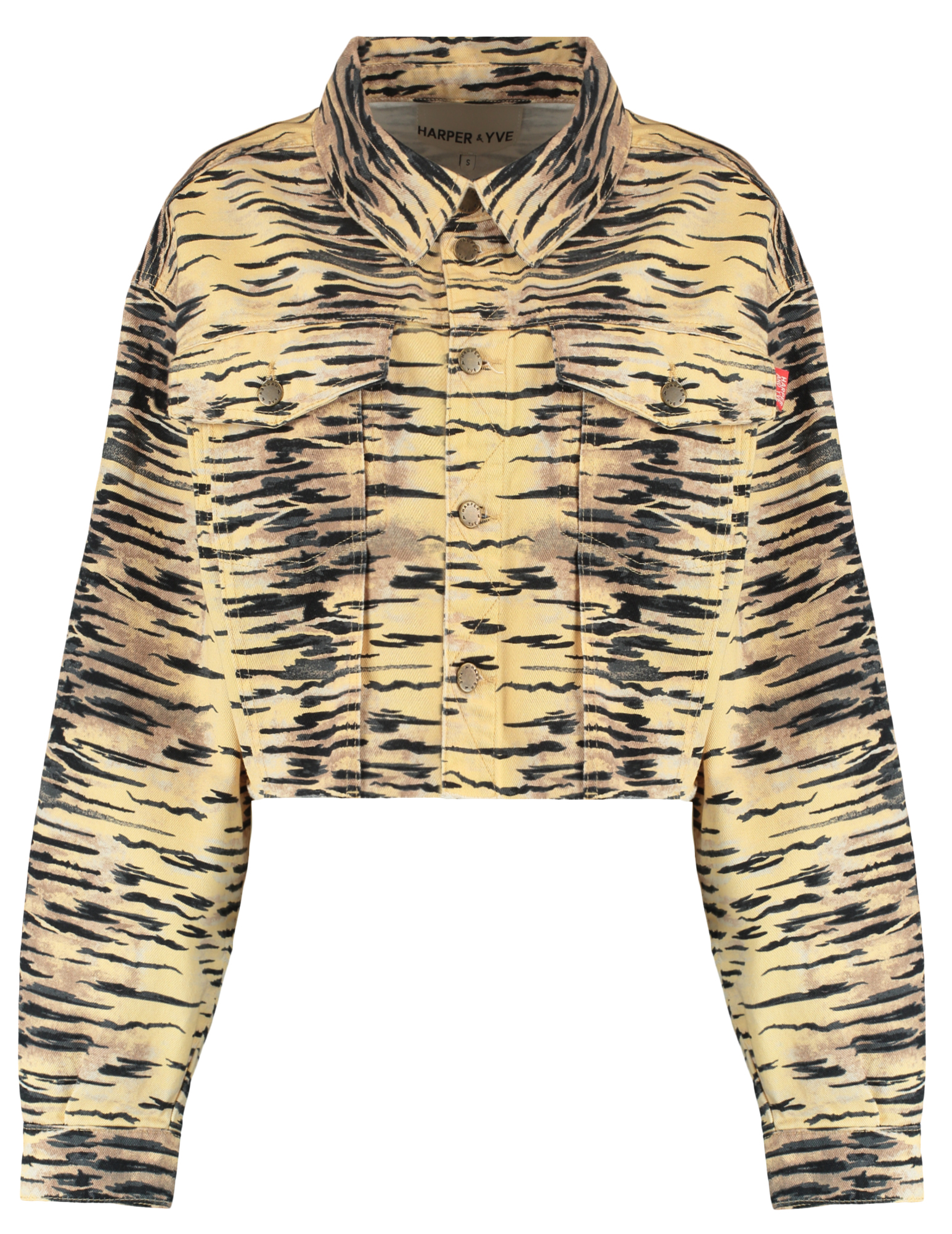 Harper & Yve Jacket Willow SS25D200 Geel