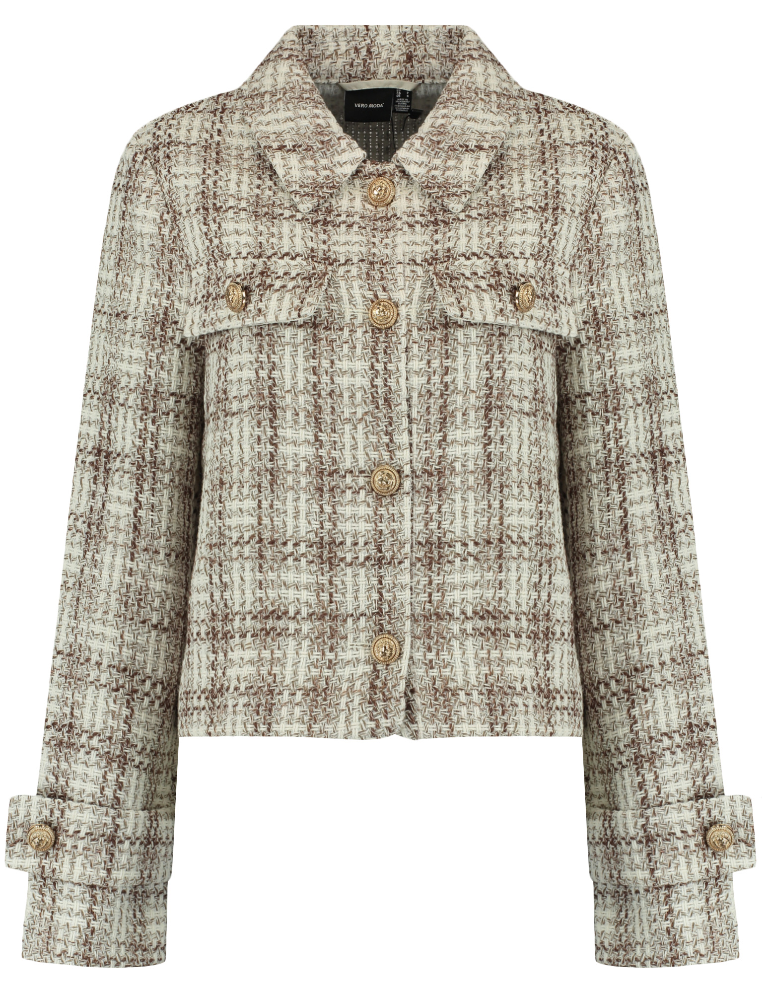 Vero moda Jacket Ziljafie 10337182 Beige