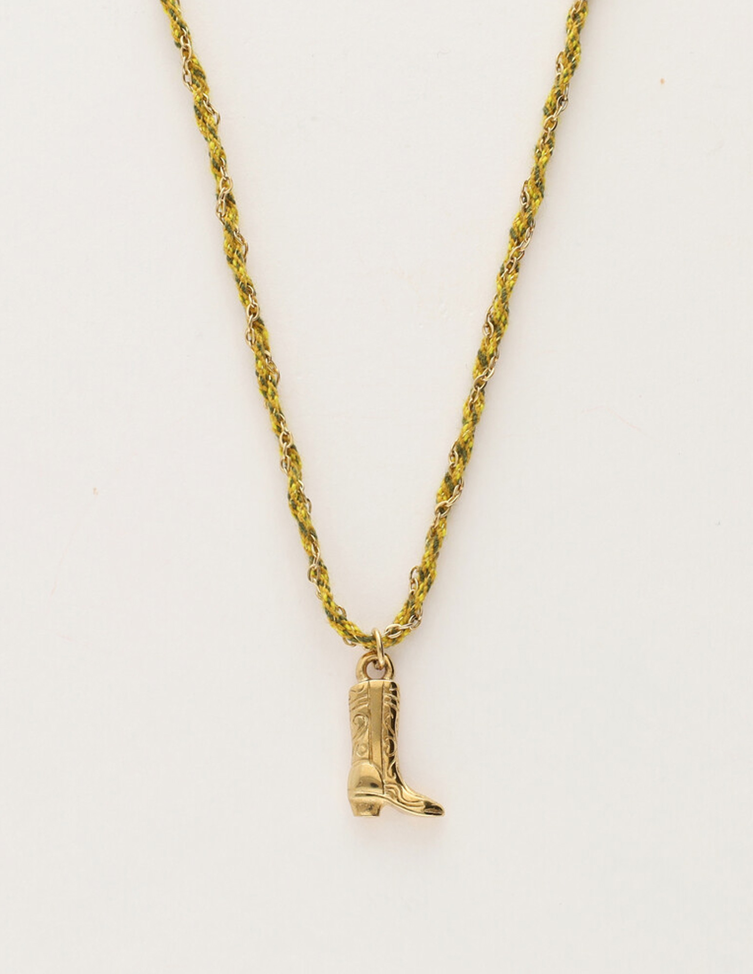 My Jewellery Sunrocks koord ketting laars MJ12206 Goud