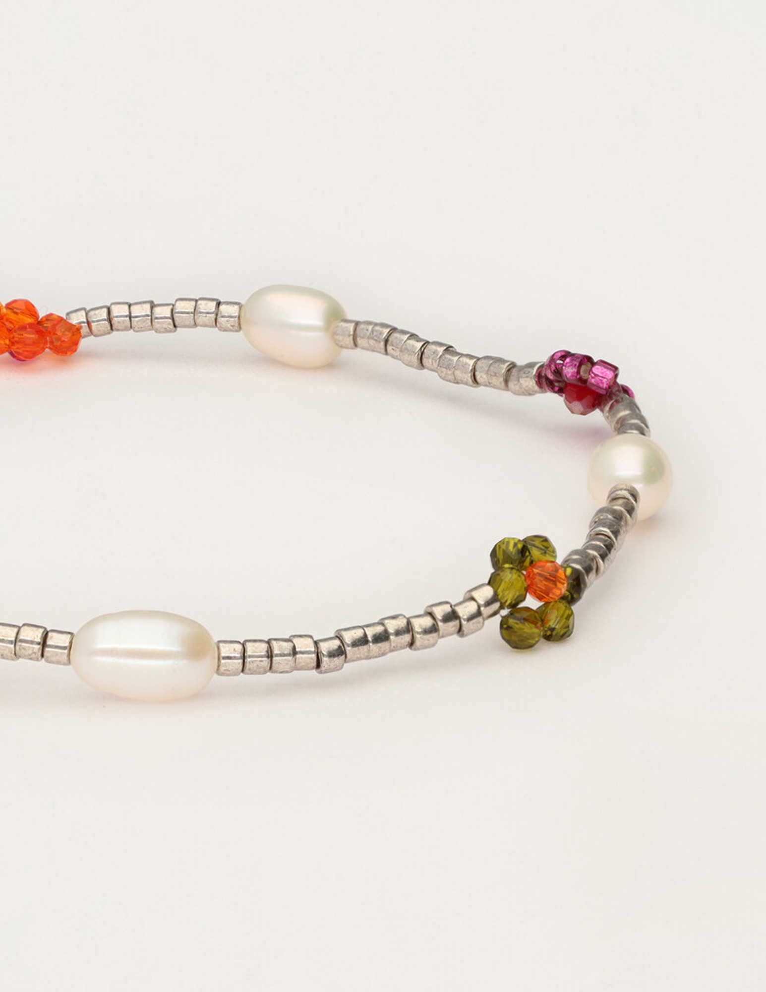 My Jewellery Sunrocks kralen armband MJ12212 Zilver