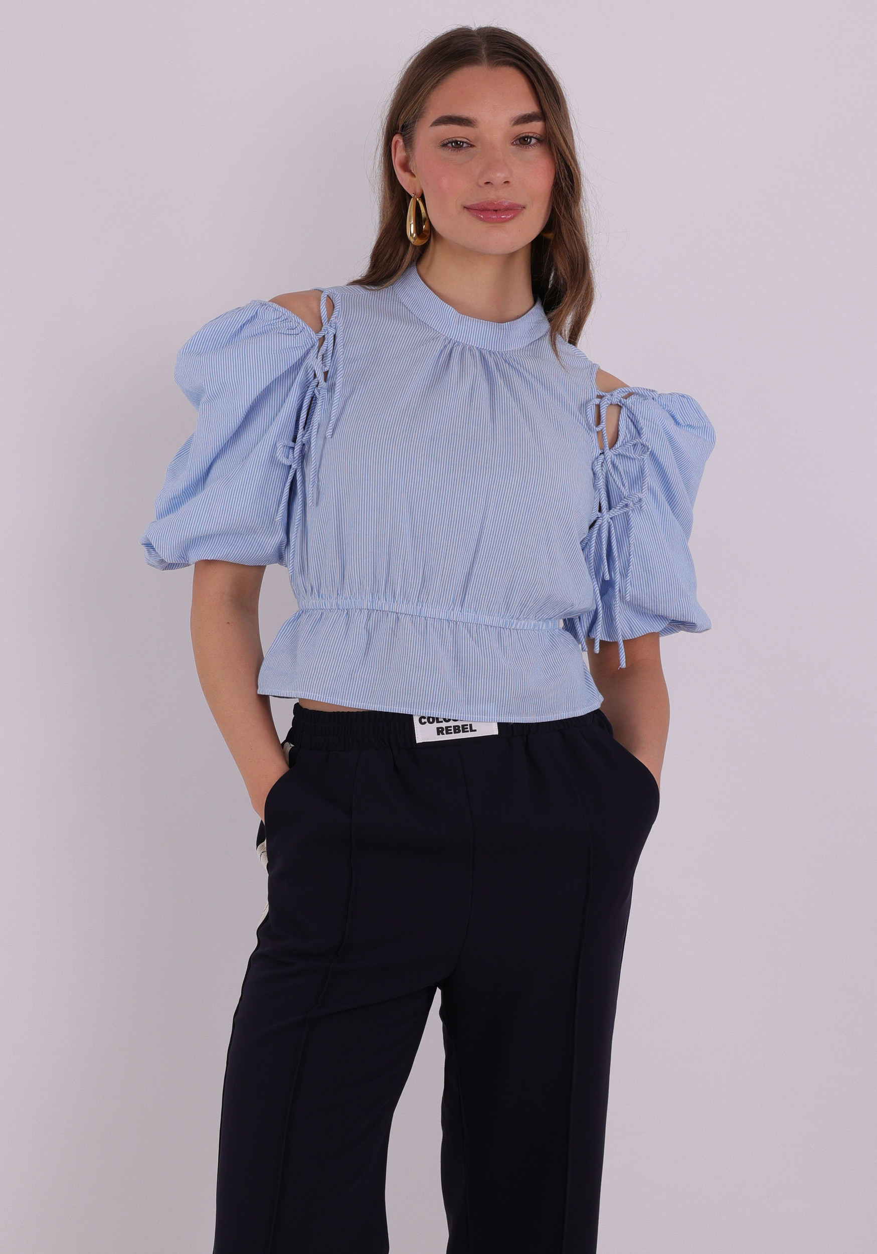 Harper & Yve Blouse Jacey SS6C400 Licht blauw