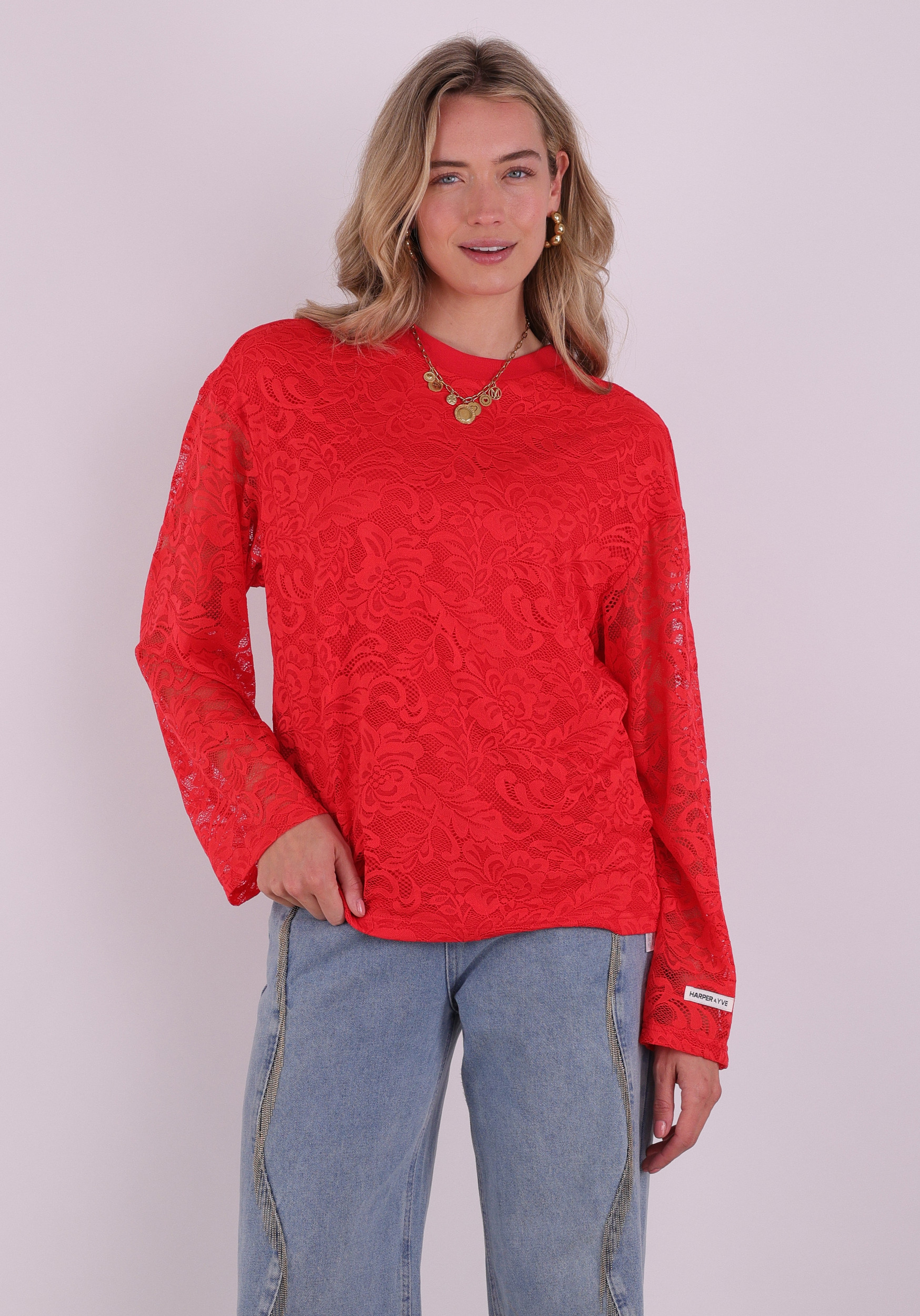 Harper & Yve Shirt Elana SS6P608 Rood