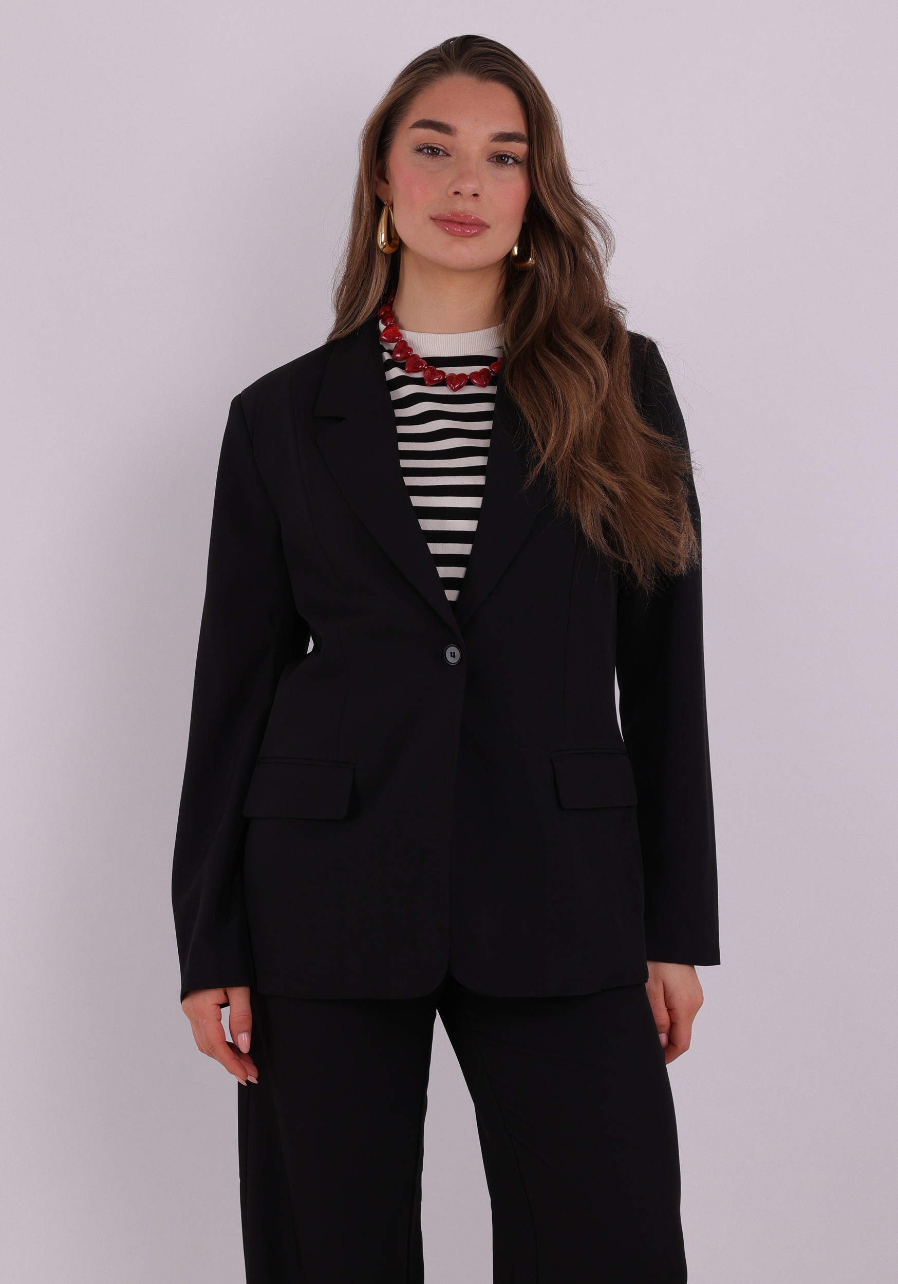 Ichi Blazer Fava 20125676 Zwart
