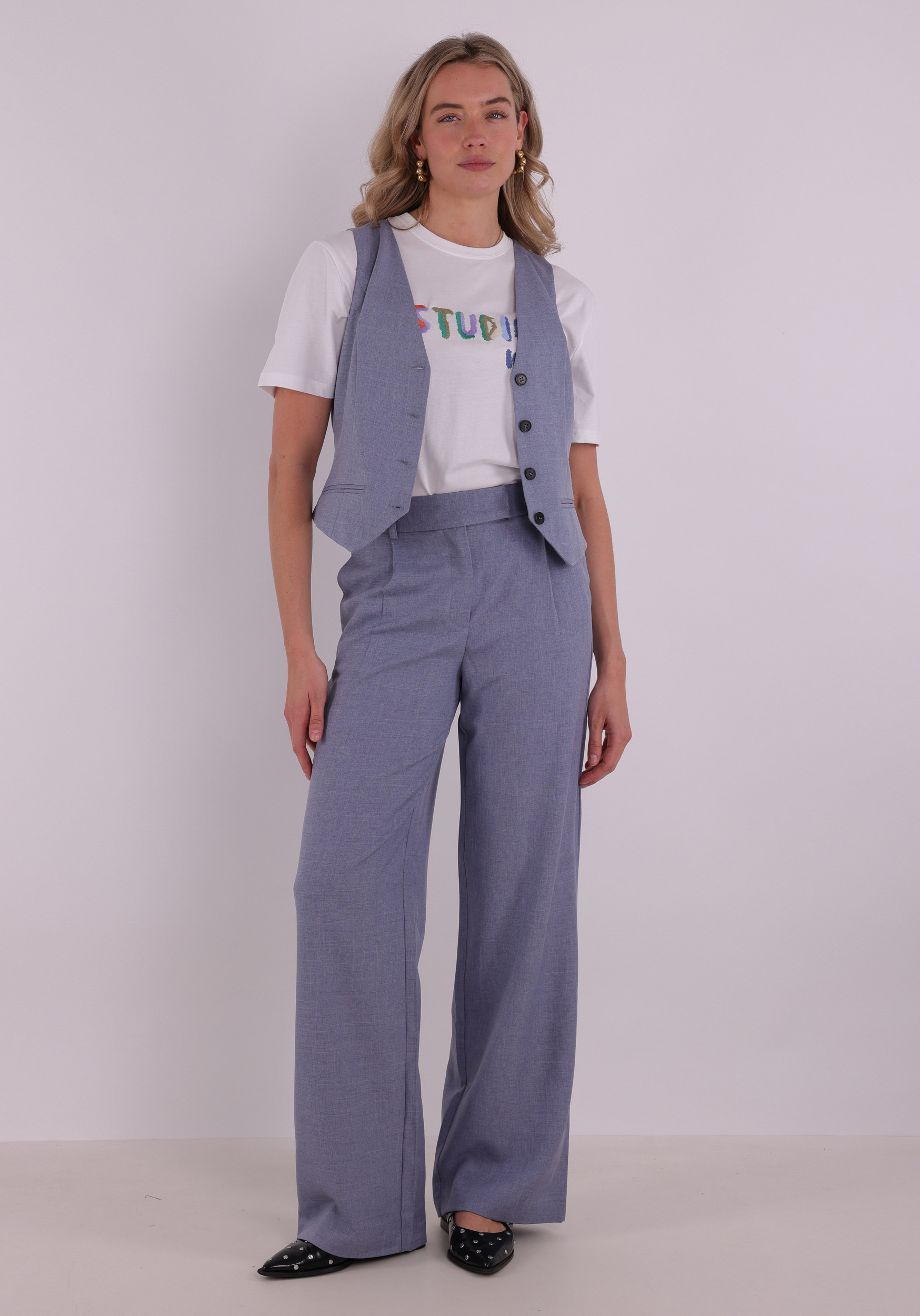 Ichi T-shirt Rubby 20125171 Wit