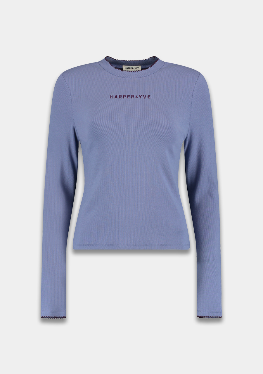 Harper & Yve Top Cammy DW25P615 Licht blauw