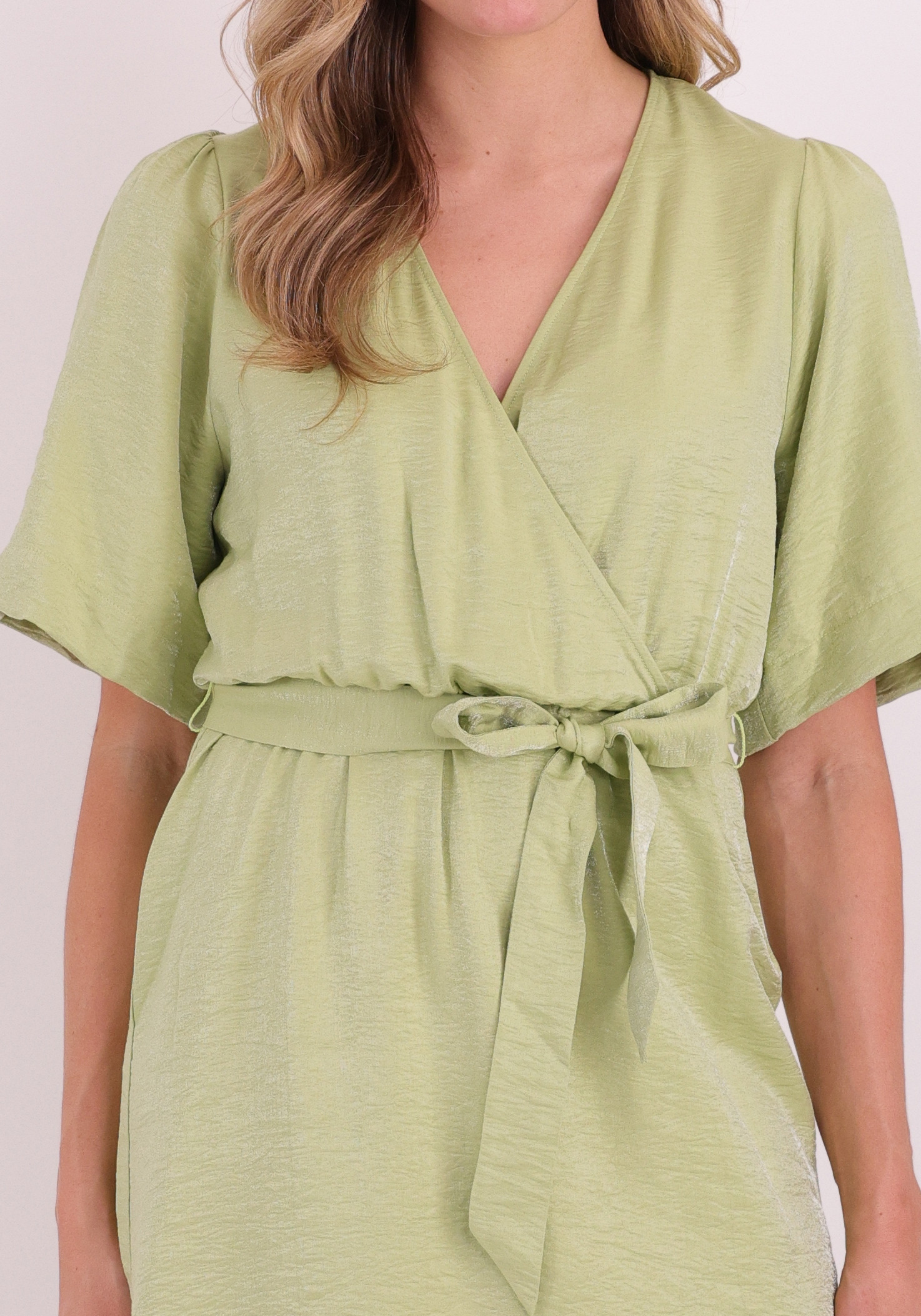 Jansen Amsterdam Jurk TATUM SS26.4 Groen