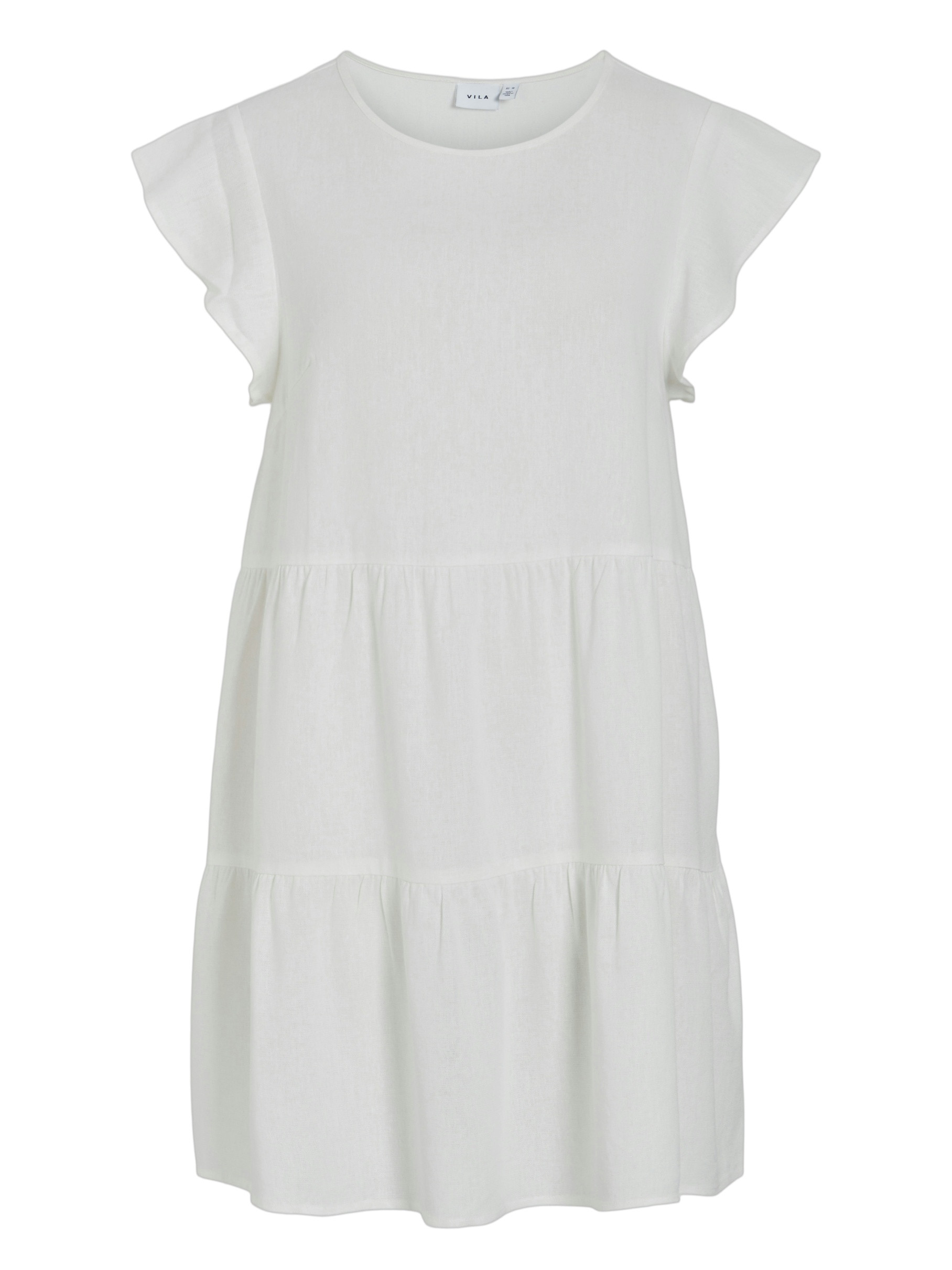 Vila Jurk Summer 14098932 Wolwit-ecru