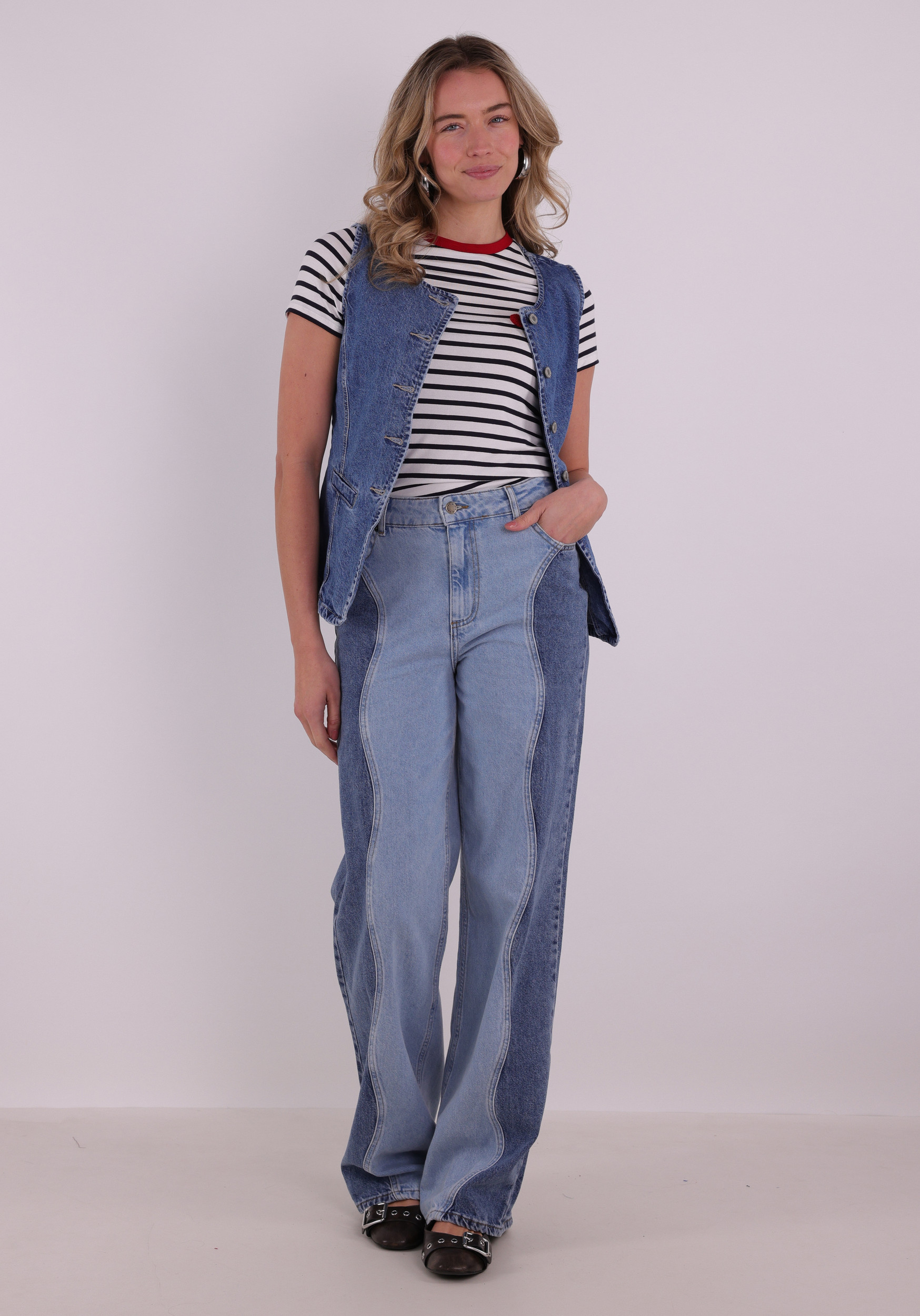 Only T-shirt Heart life 15318959 Wit