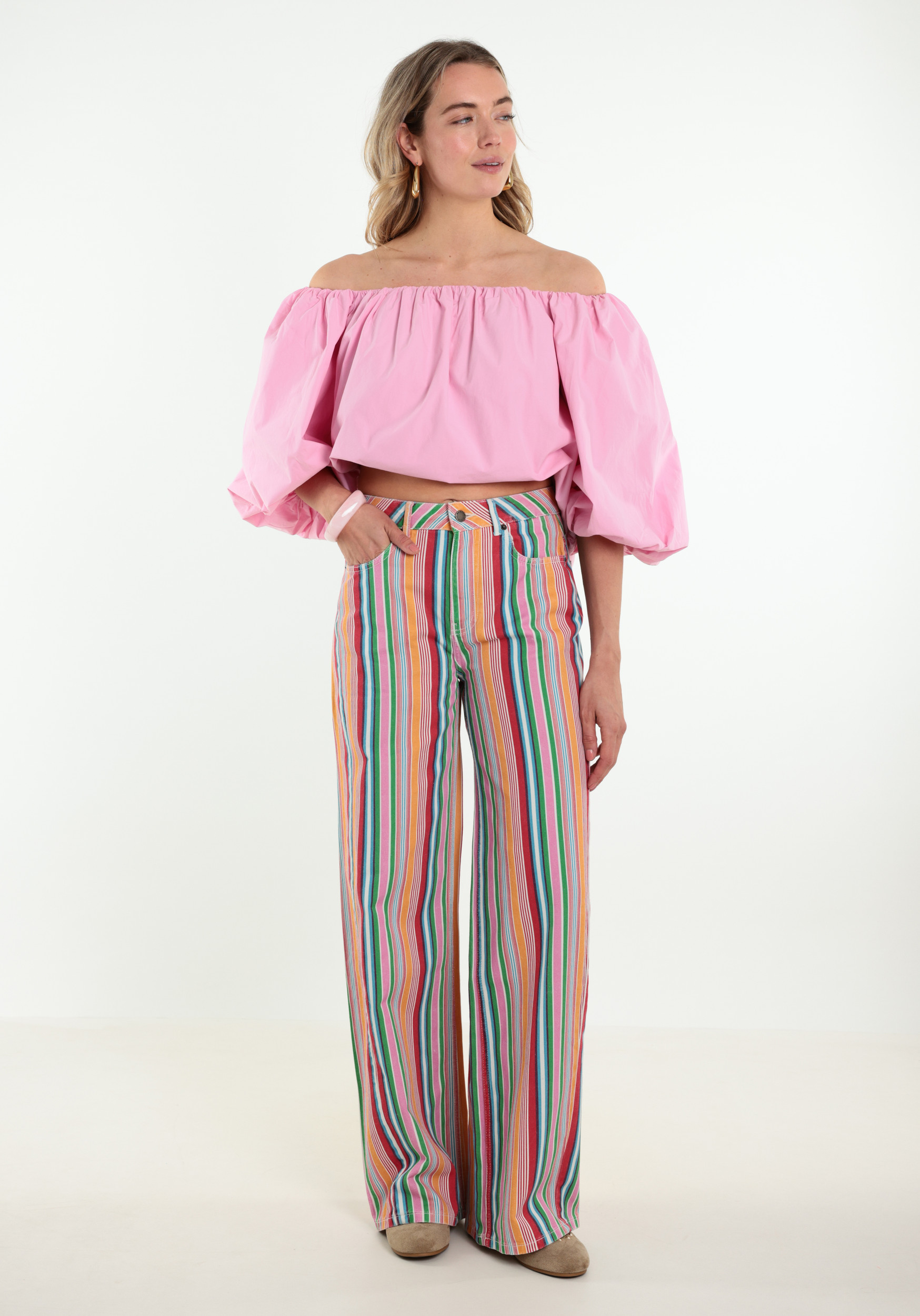 Harper & Yve Broek Mayra HS6R103 Oranje