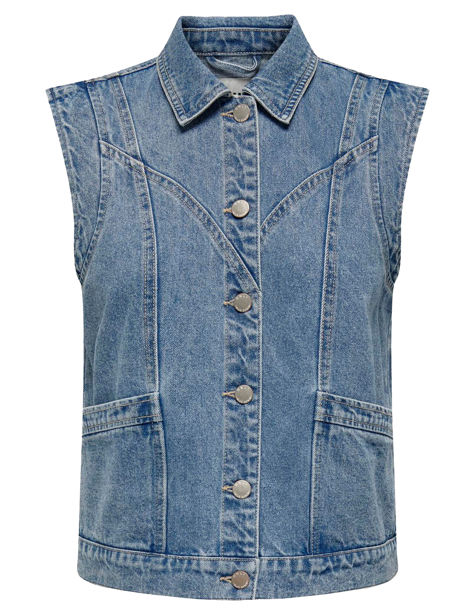 Only Gilet Kennedy 15278041 Jeans blauw