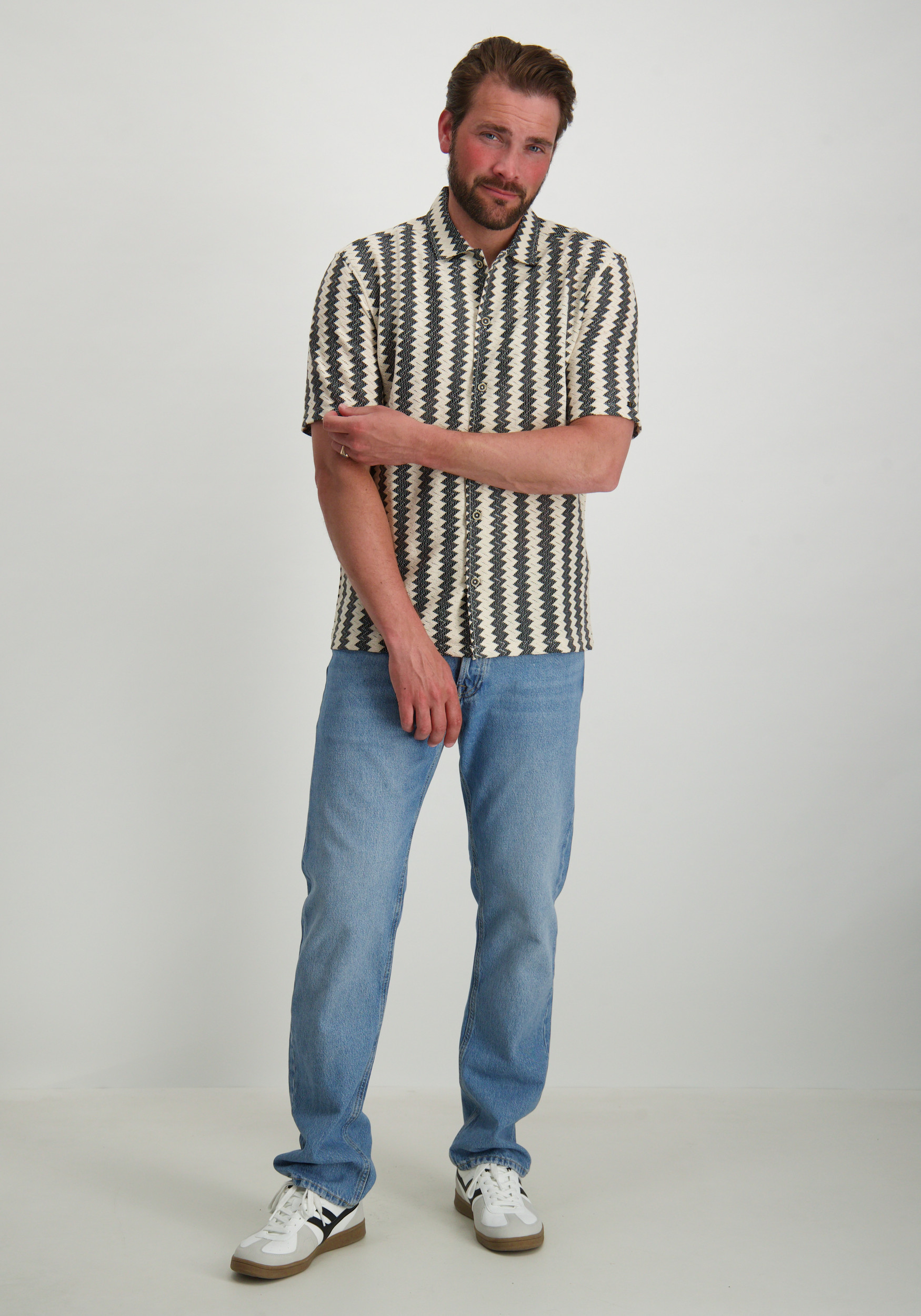 No Excess Overhemd 28490488 Zwart/Wit